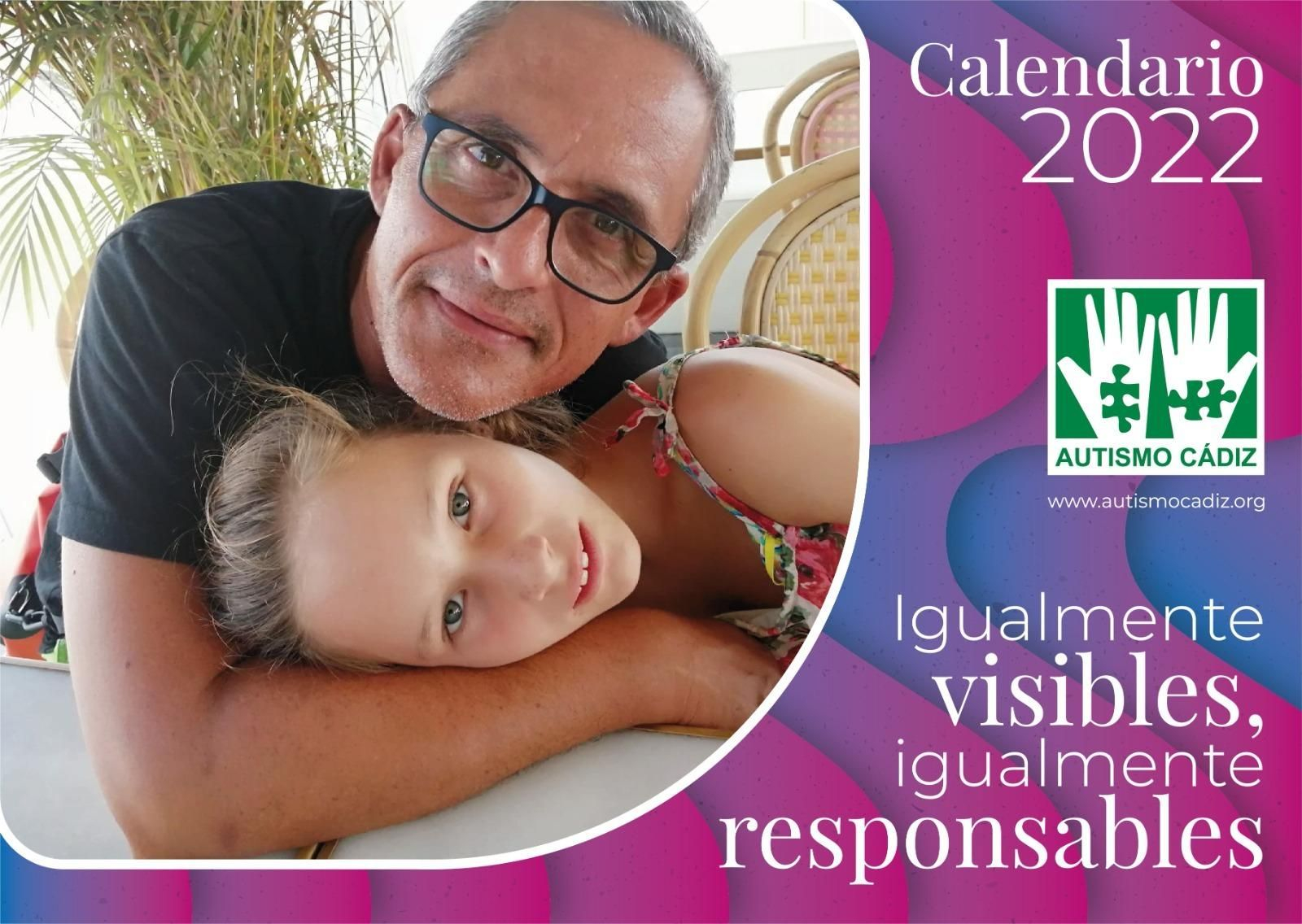 Portada del calendario 2022 de la asociación Autismo Cádiz. Portada del calendario 2022 de la asociación Autismo Cádiz.