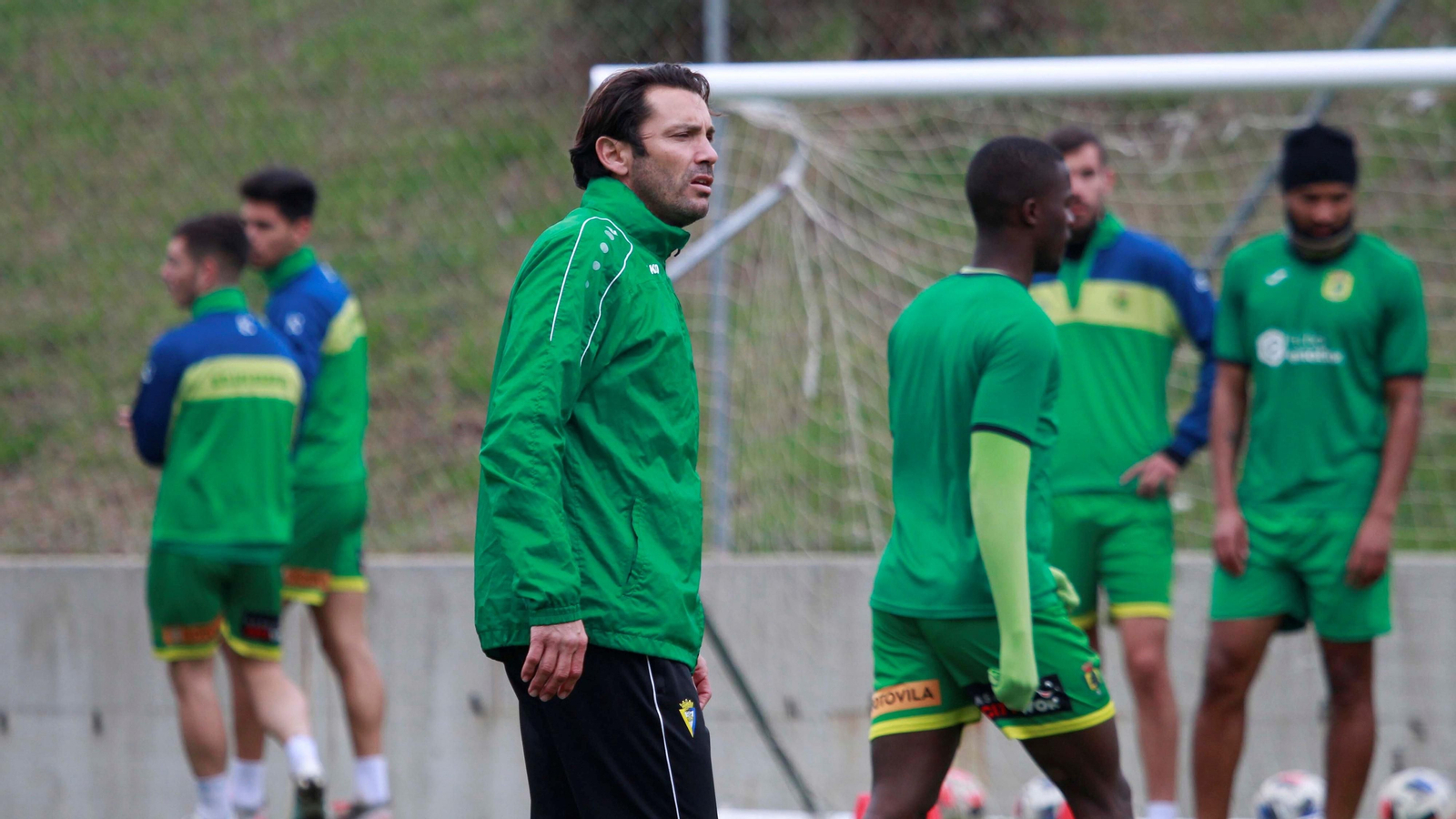 Keko Rosano, en un entrenamiento en el San Rafael.