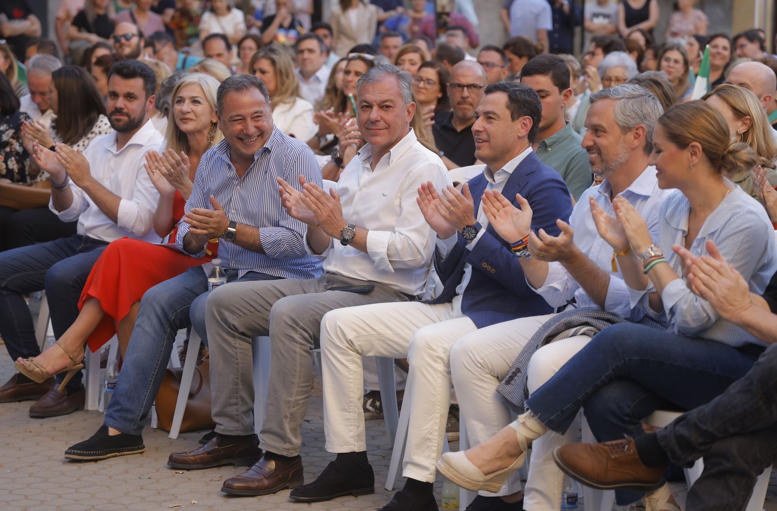 Las imágenes del inicio de campaña del Partido Popular, en Sevilla
