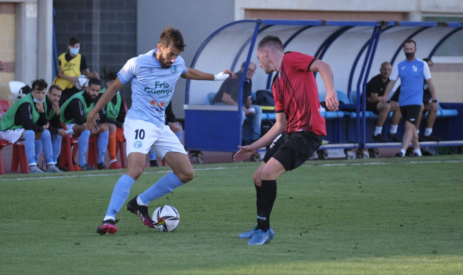 Una imagen del partido en Santo Domingo.