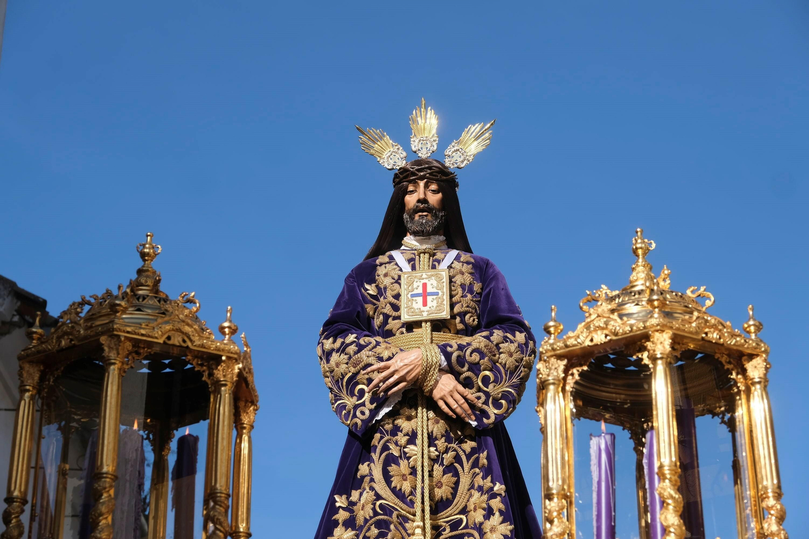 Nuestro Padre Jesús Rescatado, durante el pasado Domingo de Ramos. Nuestro Padre Jesús Rescatado, durante el pasado Domingo de Ramos.