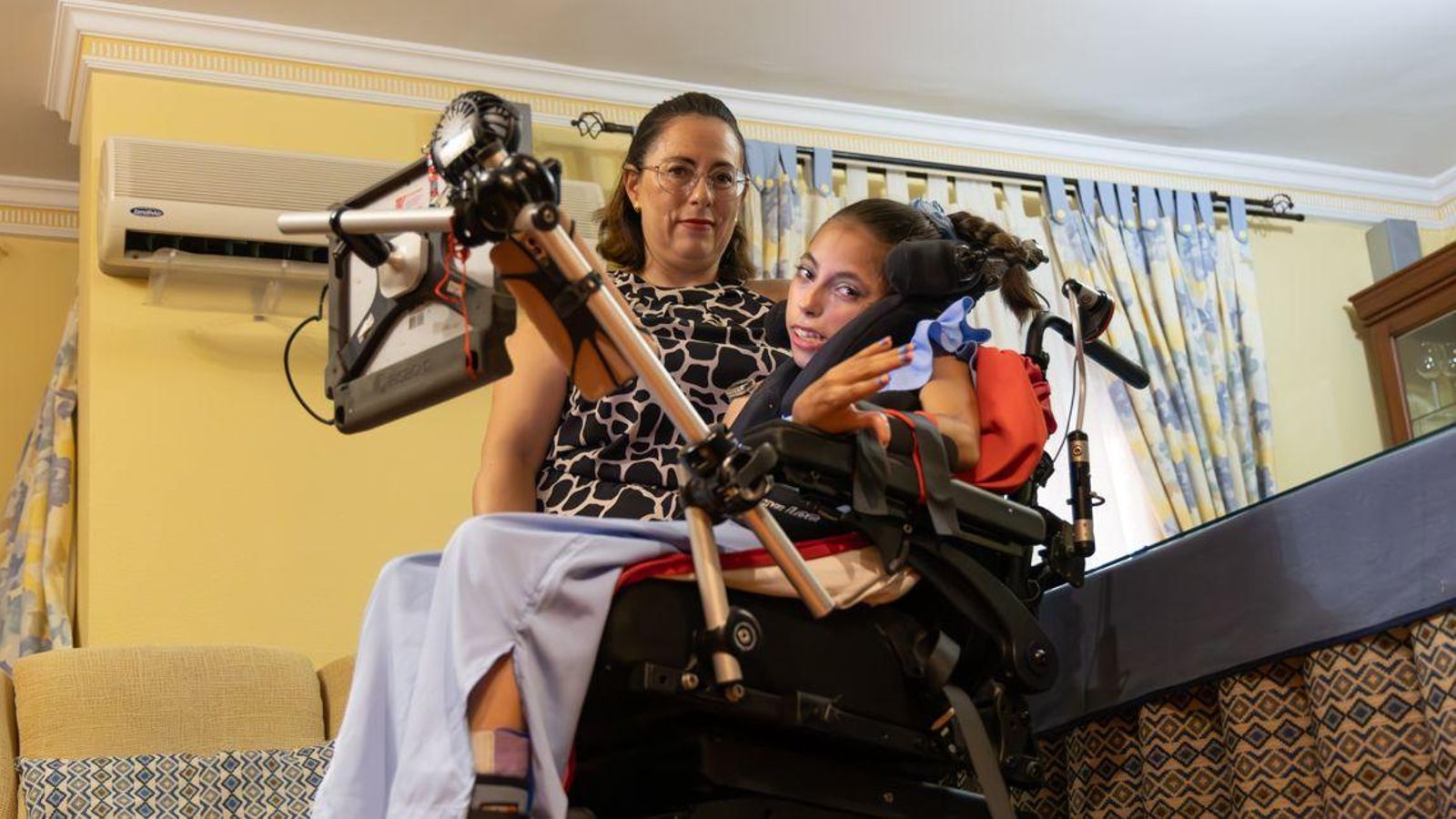 Laura utiliza este sistema de comunicación para expresar lo que necesita.