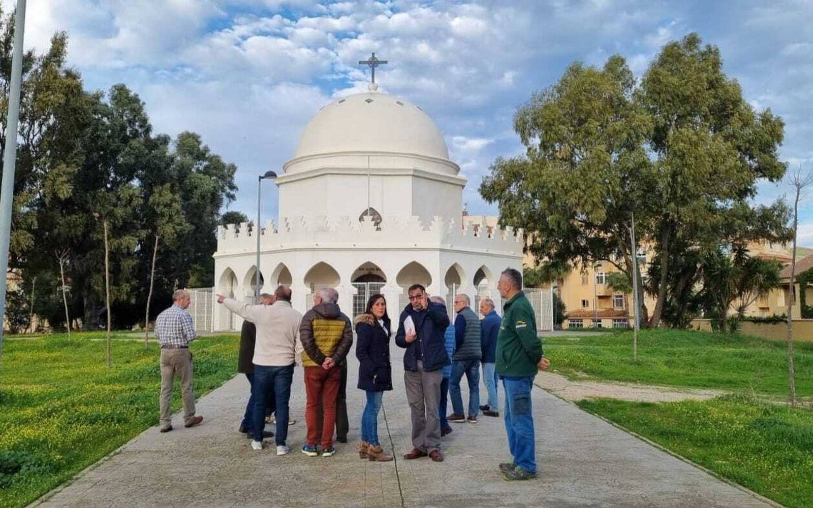 Visita del PSOE a la zona de La Ermita.