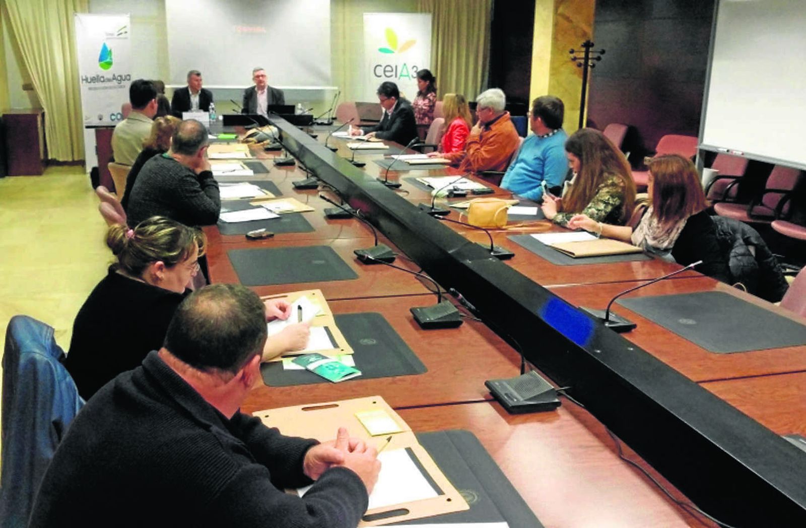 Imagen de la reunión de trabajo celebrada hace unos días en la Universidad de Almería.