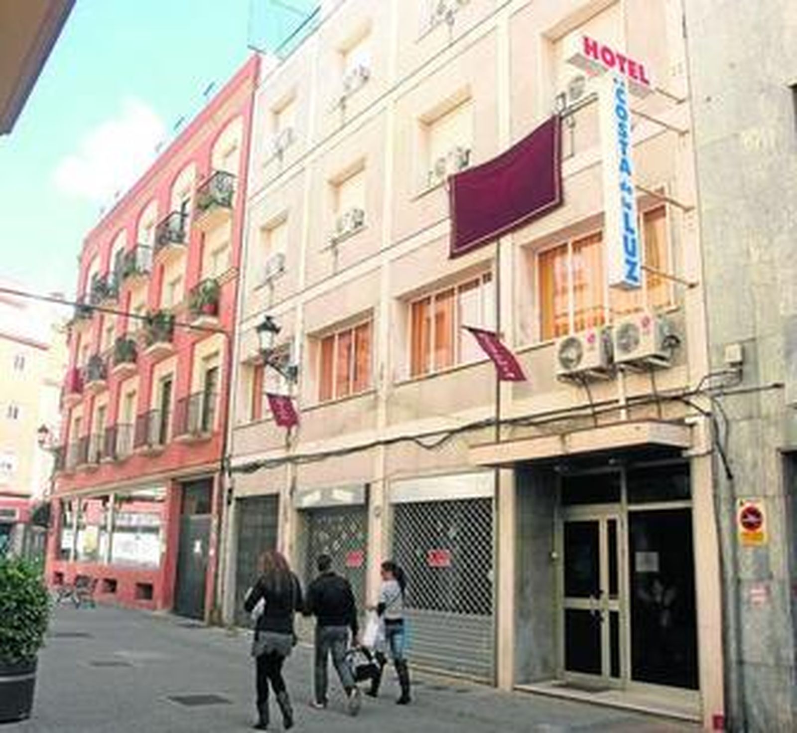 El hotel Costa de la Luz.
