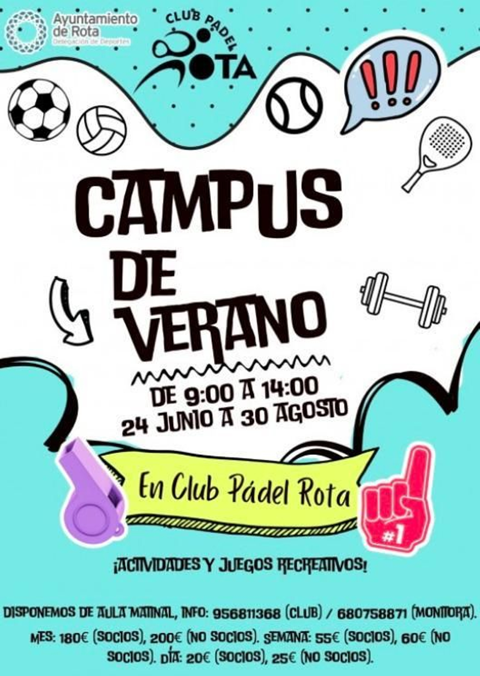 Cartel del Campus de Verano de Rota 2024.
