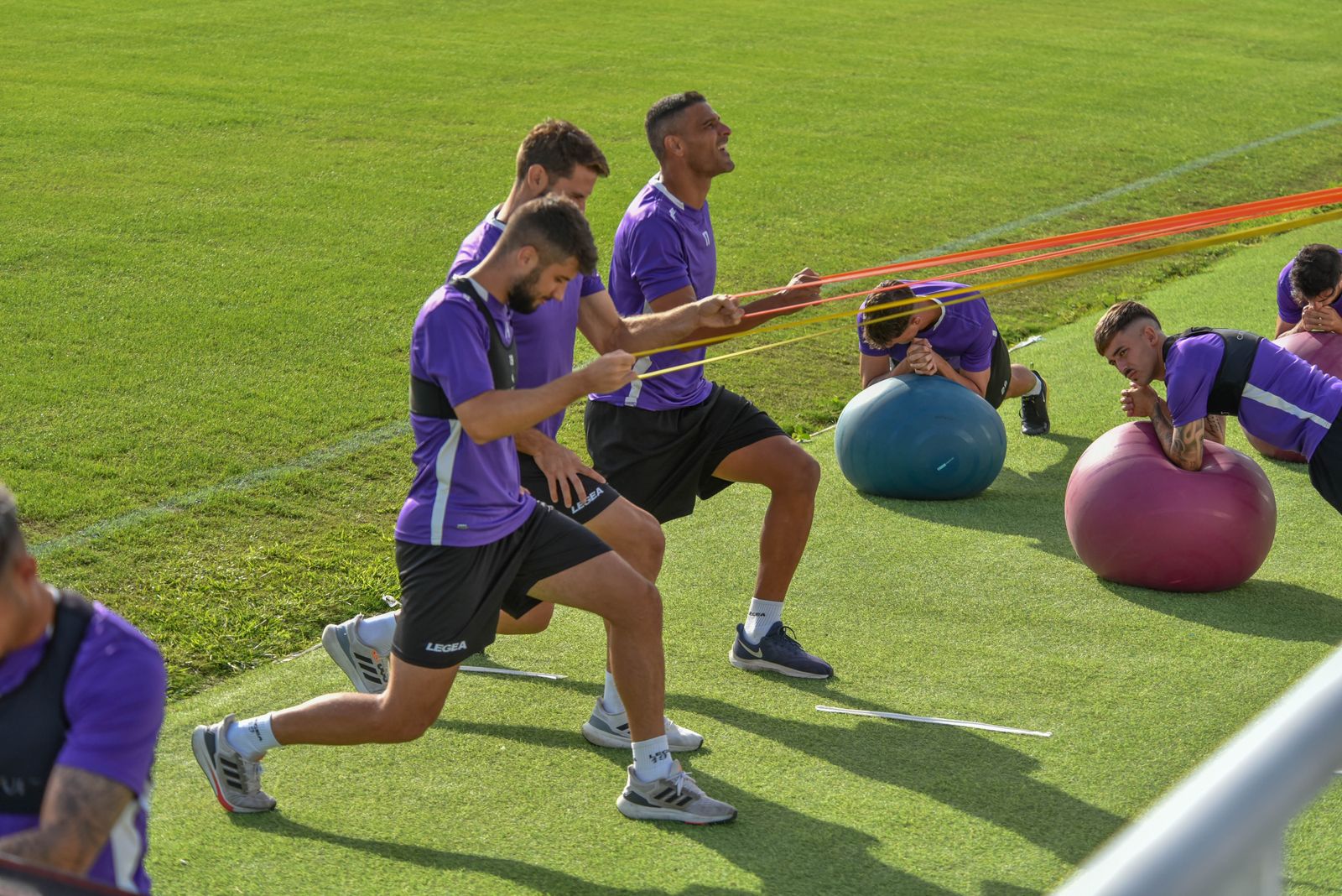 Las fotos del entrenamiento de la Balona