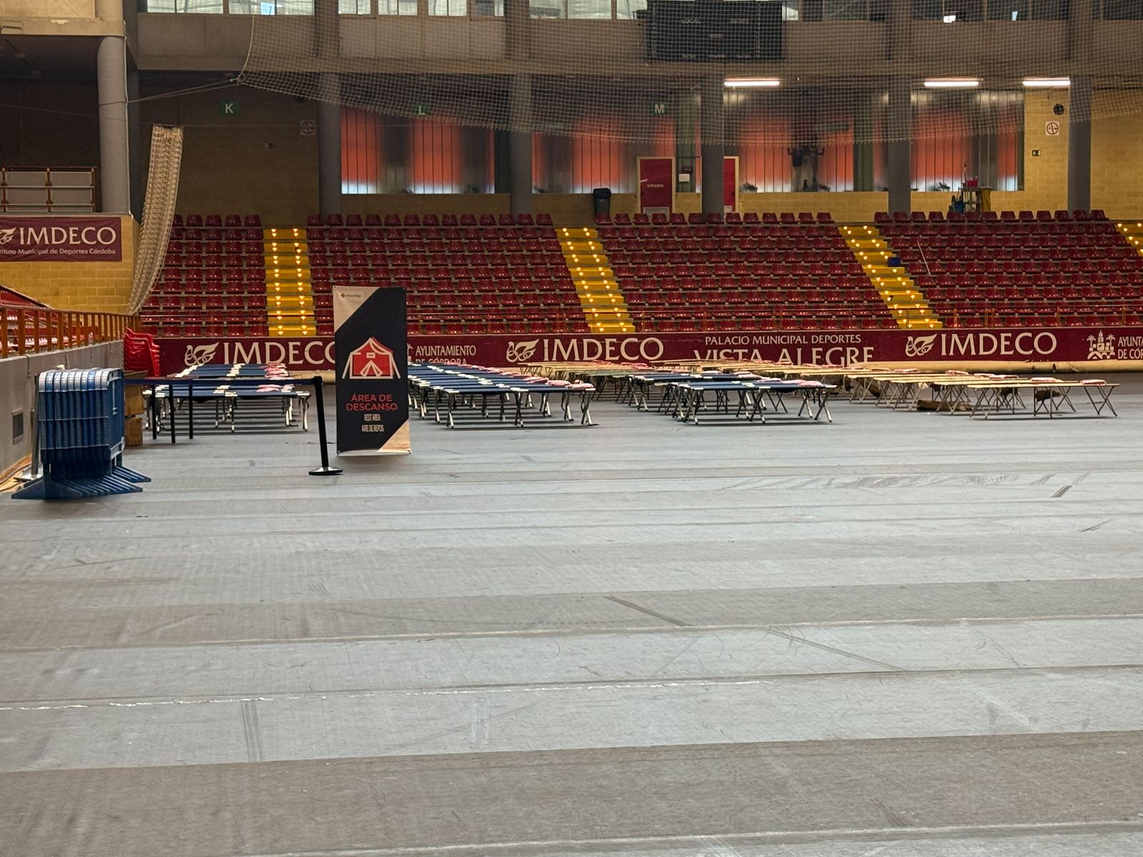 Camas habilitadas en Vista Alegre.