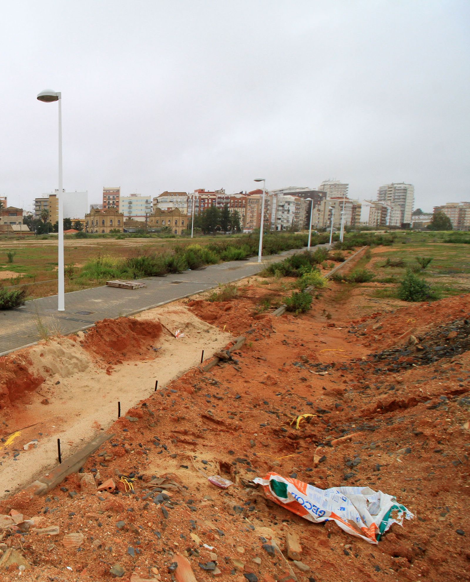 Terrenos en los que se situará en el colegio.