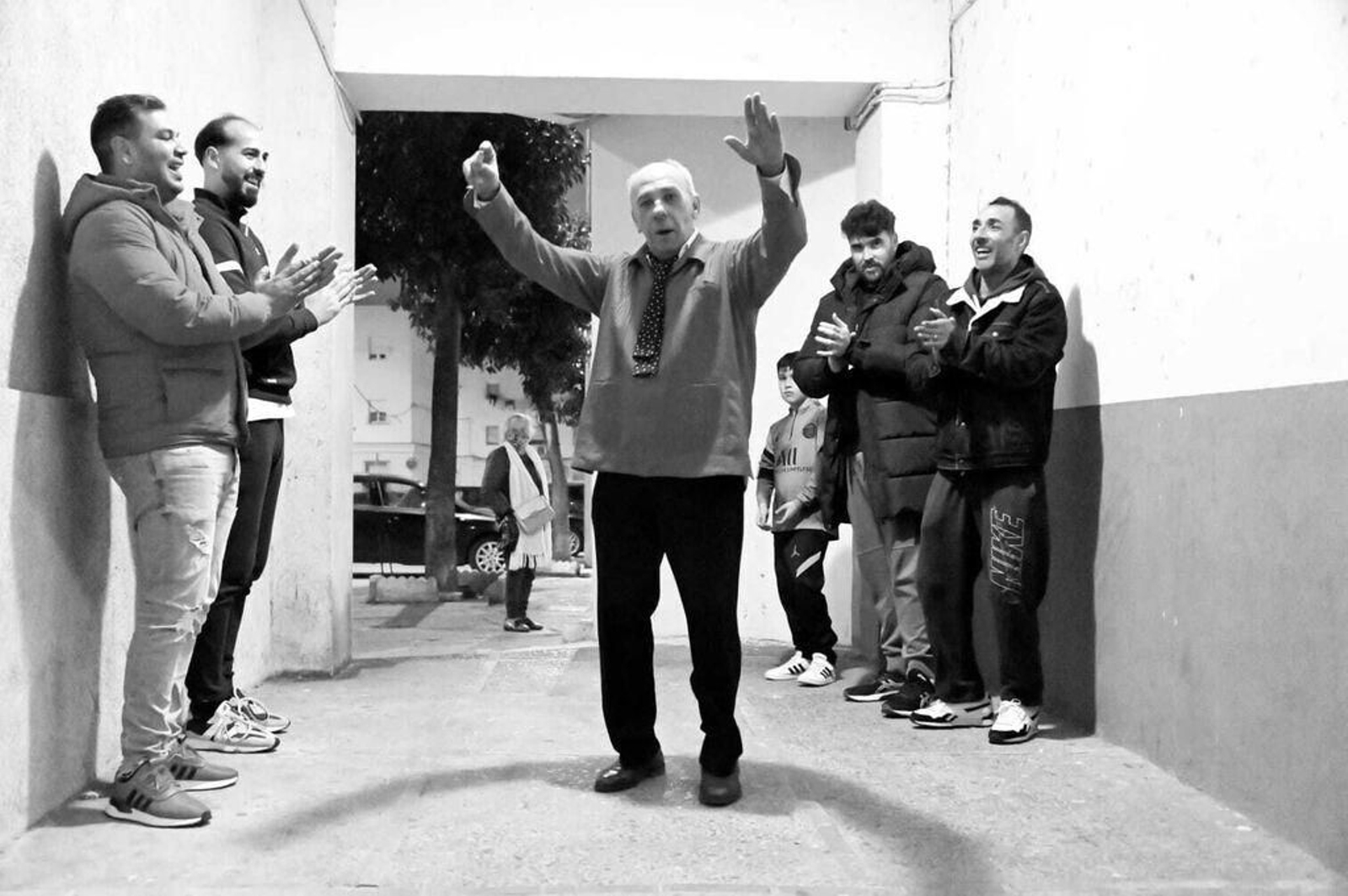 Salvador Fanega, en el corazón del barrio de La Asunción. Salvador Fanega, en el corazón del barrio de La Asunción.