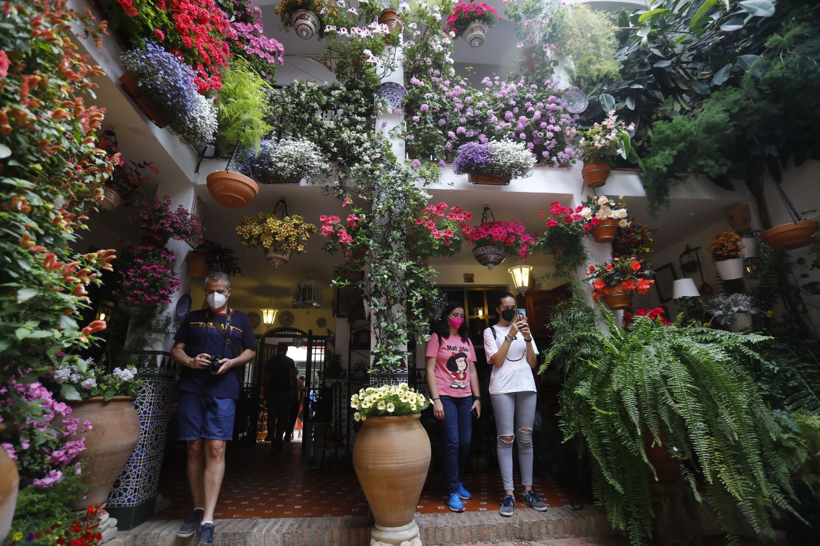Fotografías: Sábado de colas y bulla en los Patios de Córdoba