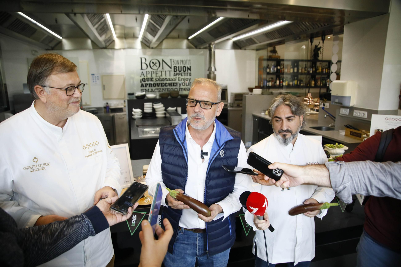 Las imágenes de una nueva variedad de berenjena en Almería