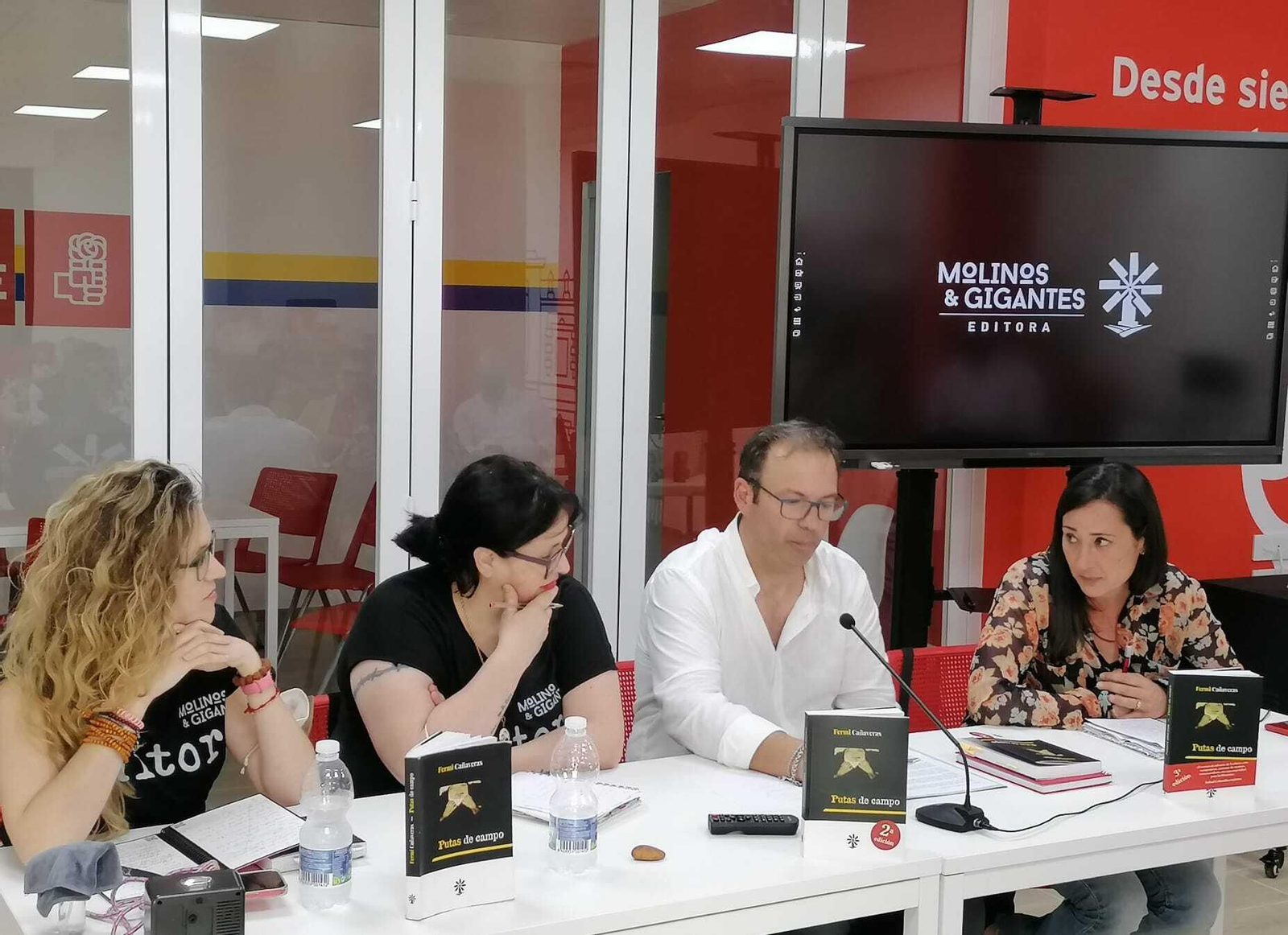 La presentación del libro.