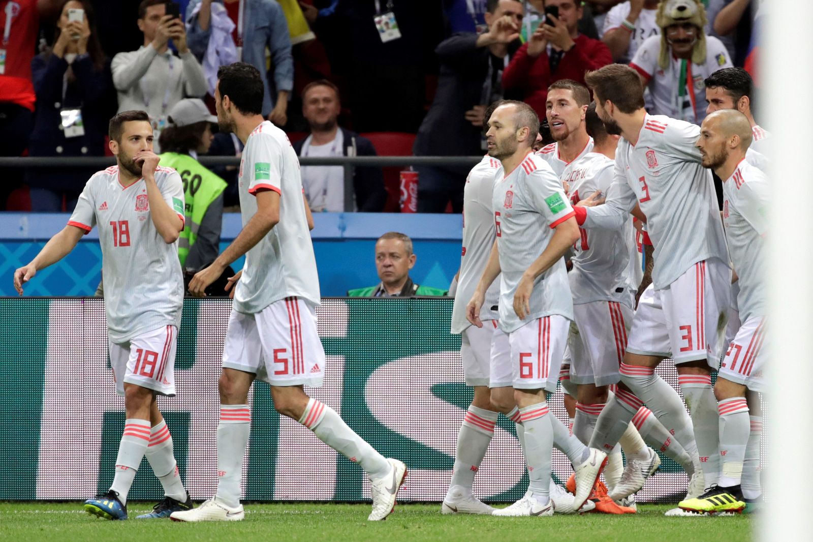 Las imágenes del Irán-España