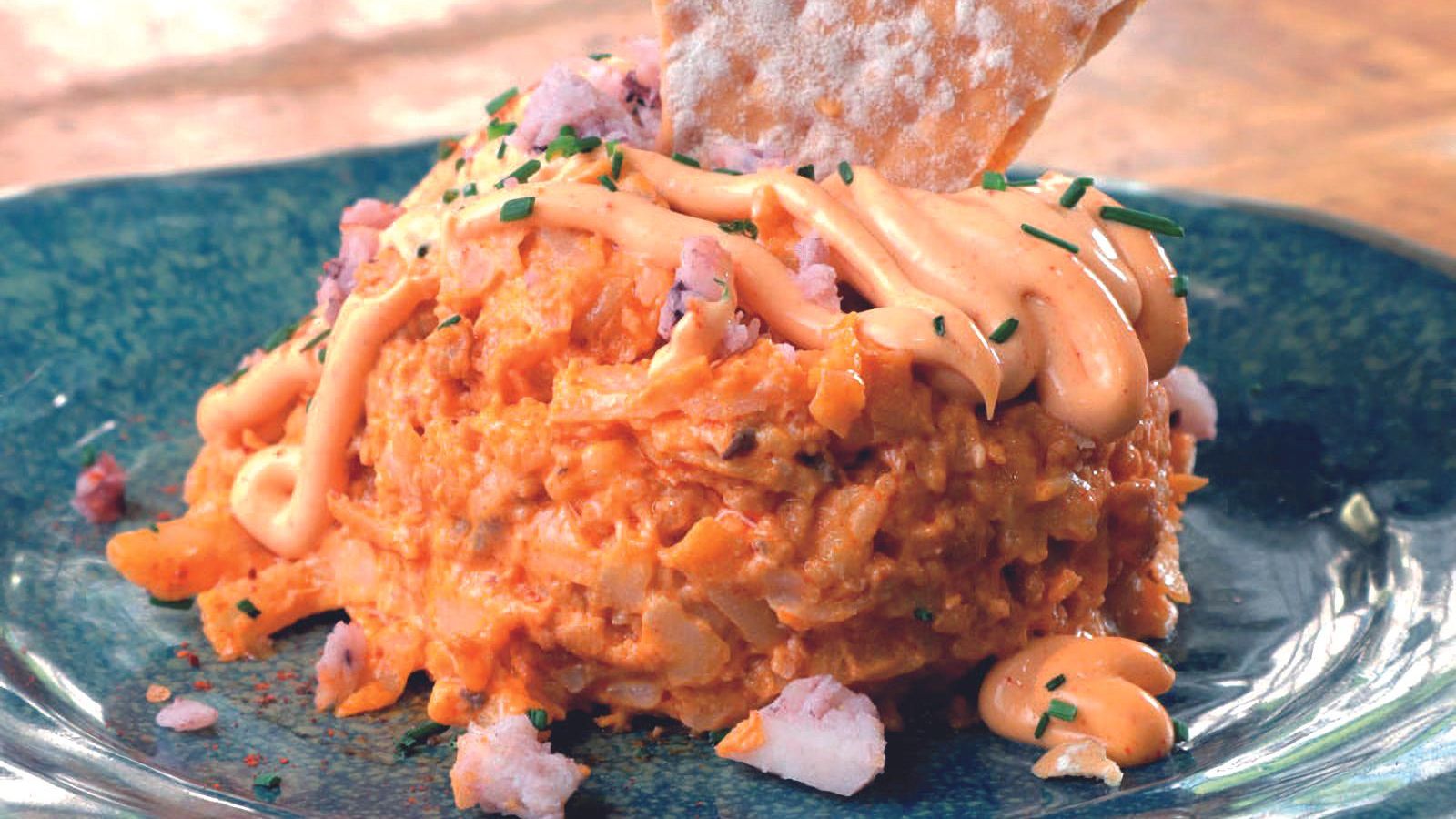 Ensaladilla de pulpo con pimentón