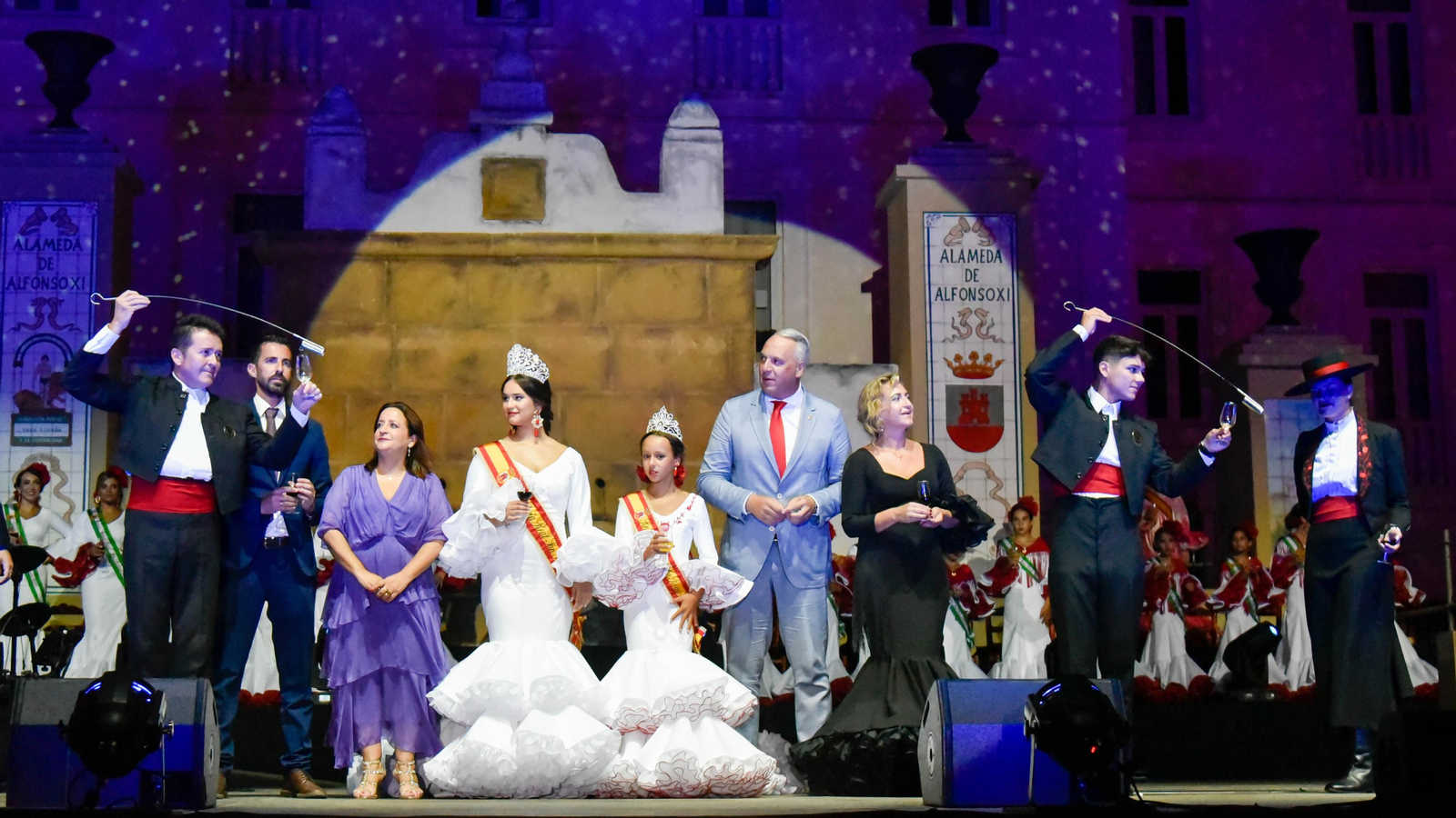 Fotos de la coronación de la Feria Real de San Roque 2022