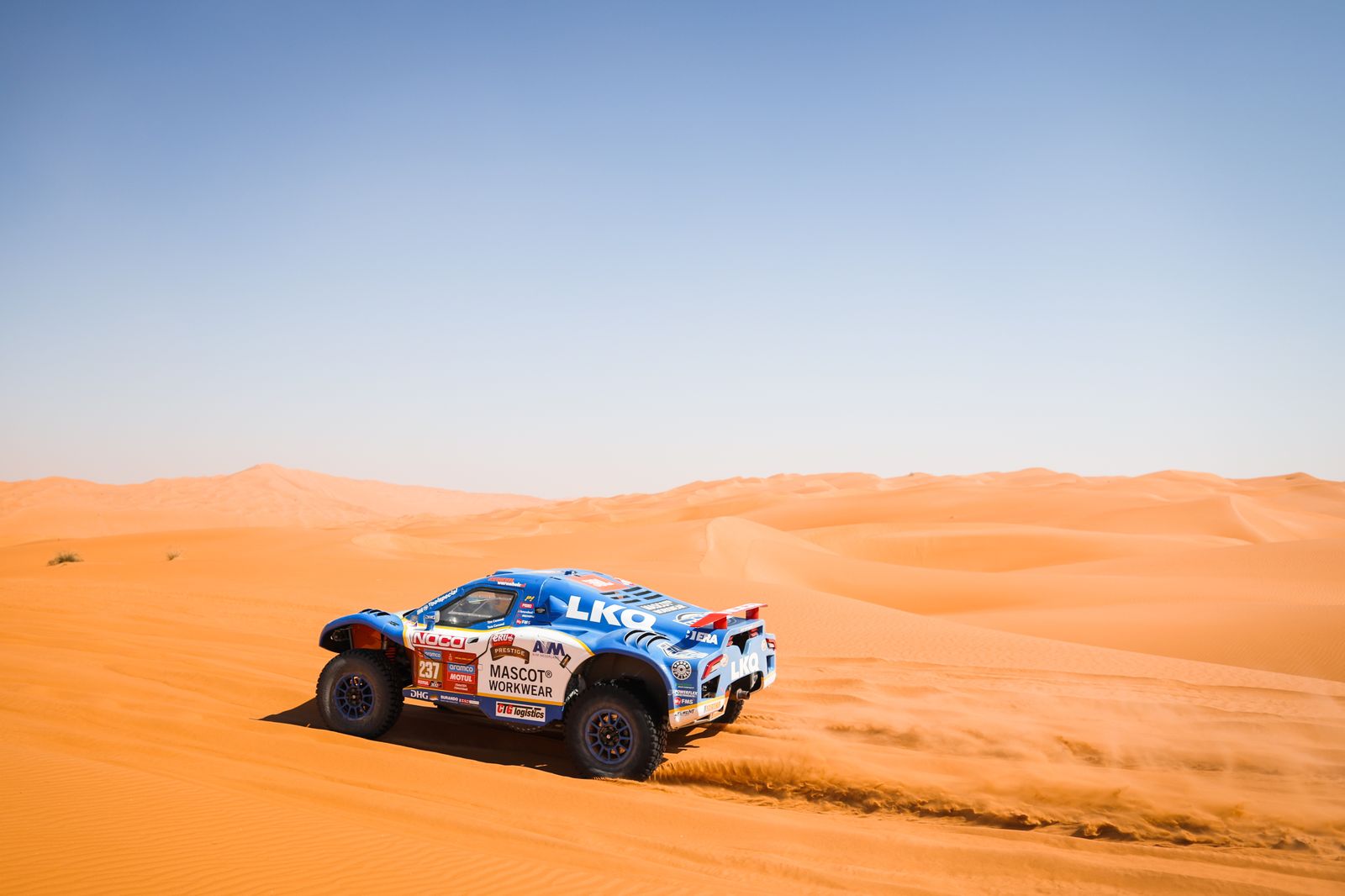 Las espectaculares imágenes del Dakar por las dunas