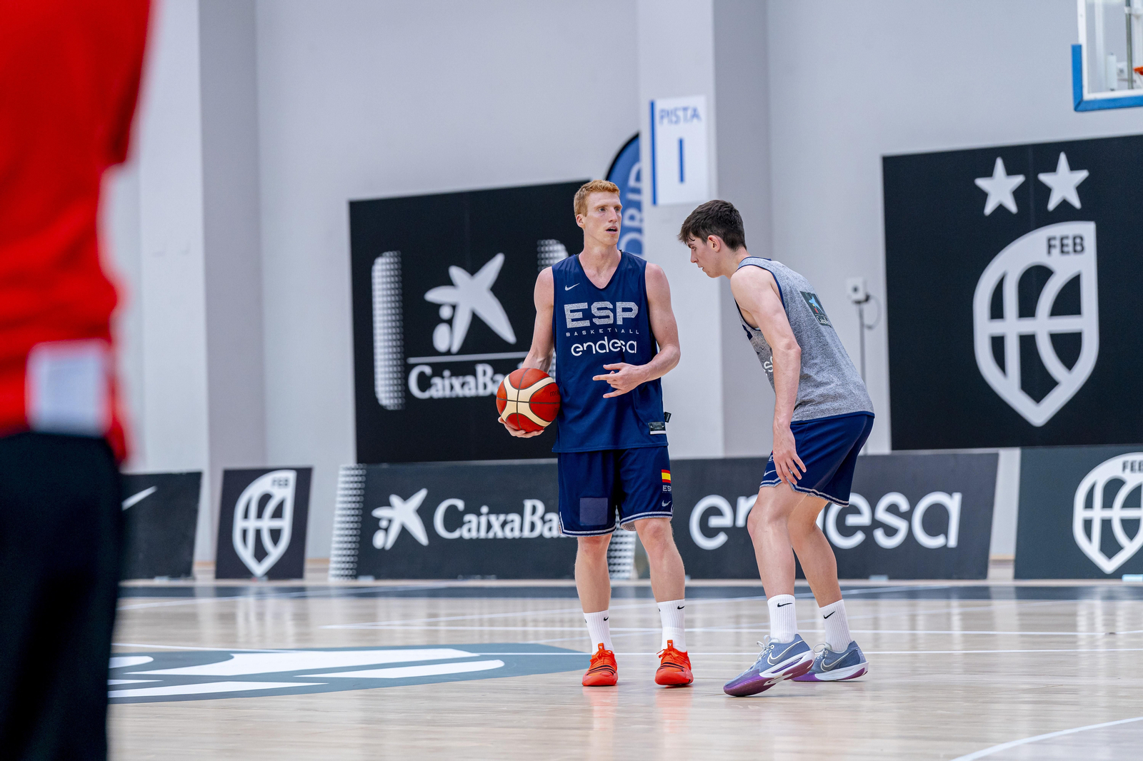 La selección española sigue trabajando en Madrid La selección española sigue trabajando en Madrid