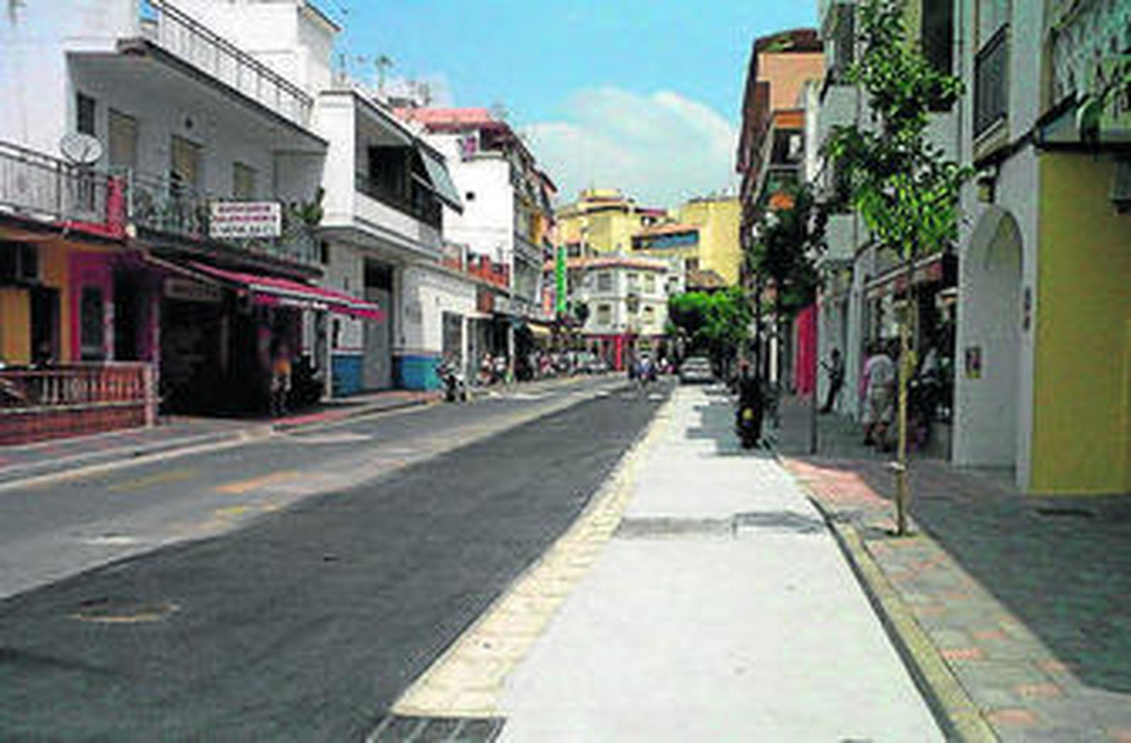 Estado que presenta la calle La Unión tras los trabajos.