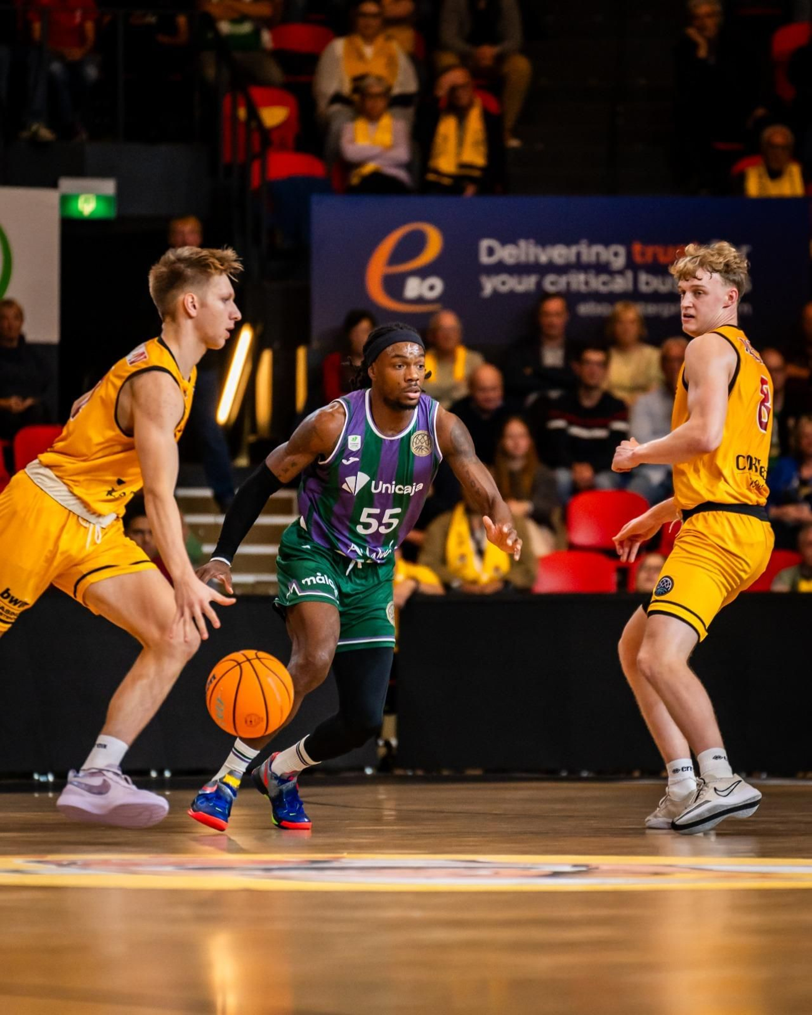 El Oostende-Unicaja, en fotos