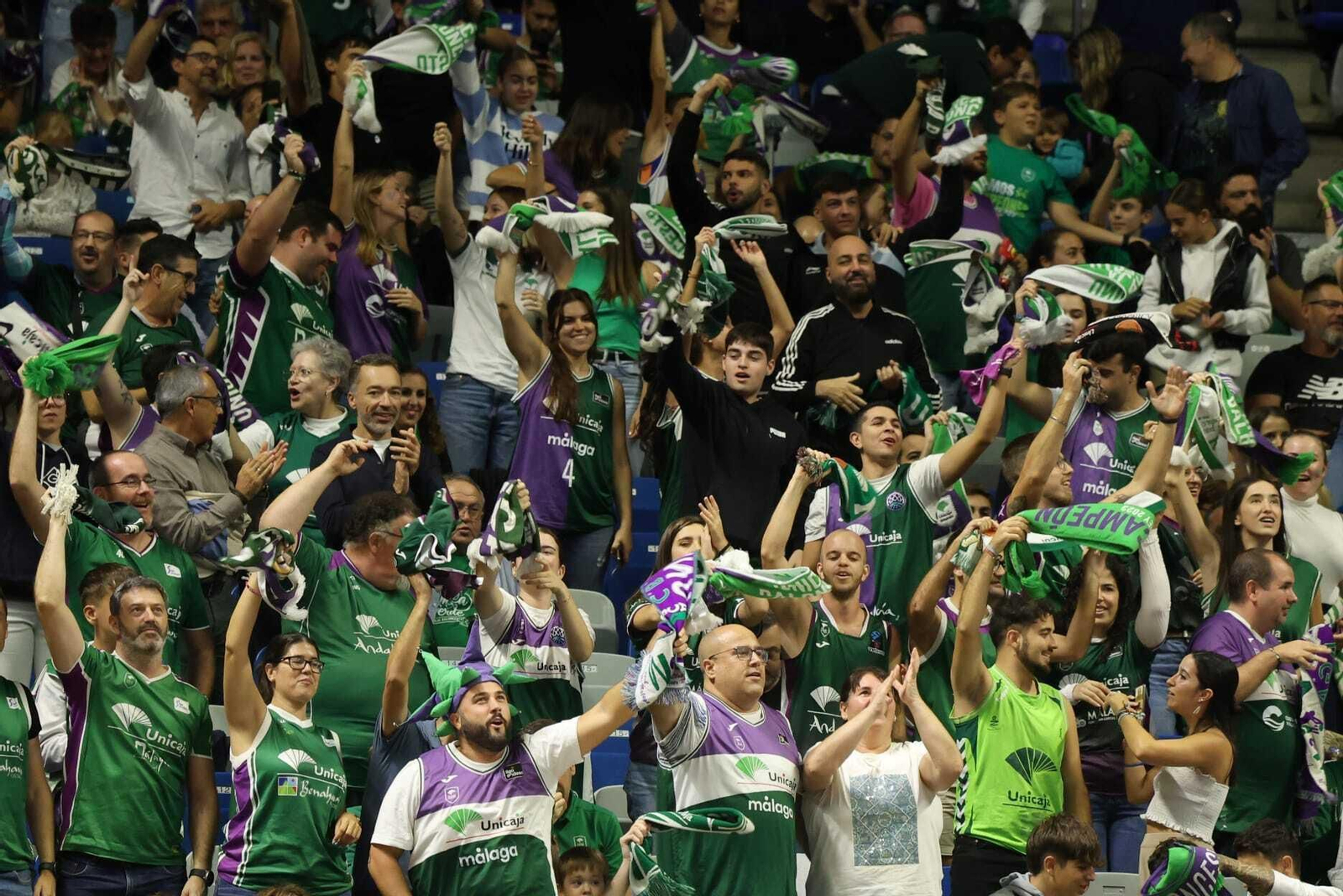 El Unicaja-Le Mans, en fotos