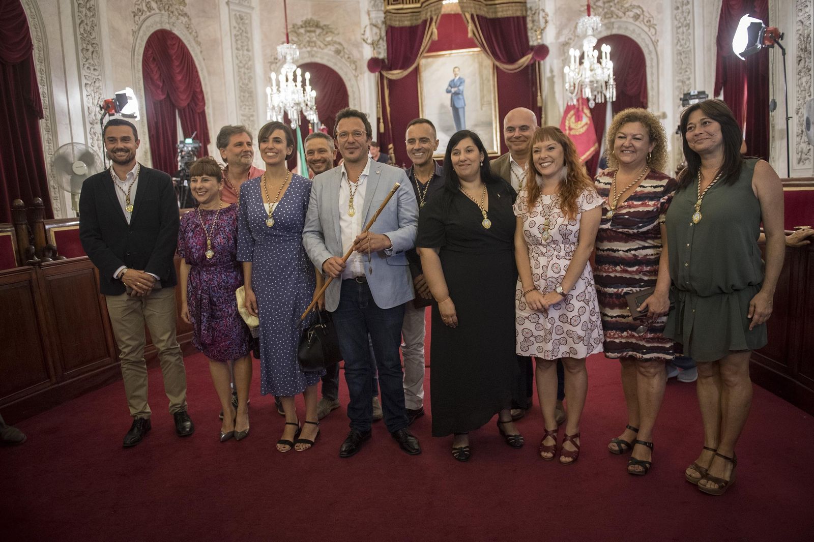 El nuevo gobierno local tras su toma de posesión el pasado sábado