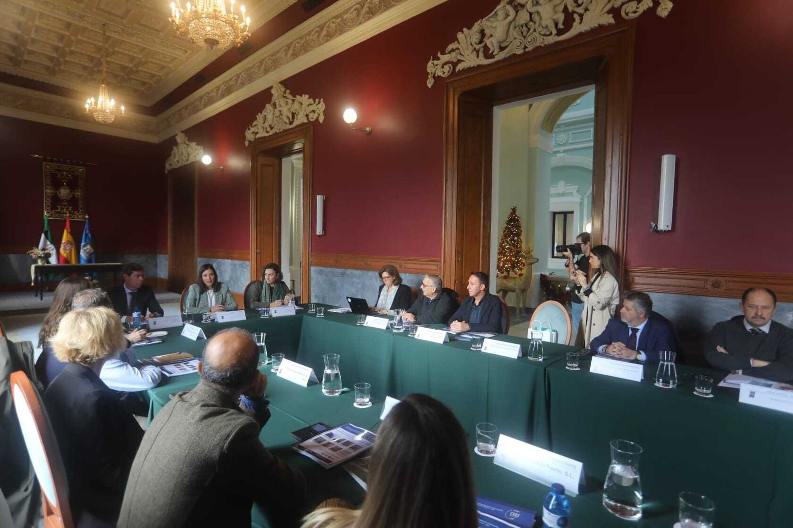Reunión en el Ayuntamiento de San Fernando del CEEI Bahía de Cádiz.