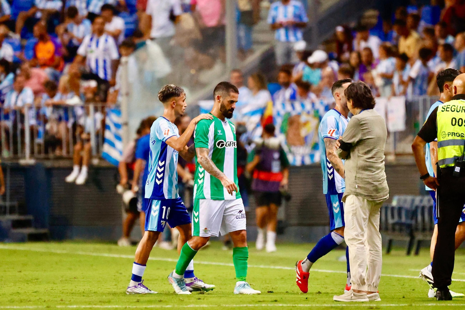 La secuencia de la lesión de Isco tras la entrada de Larrubia