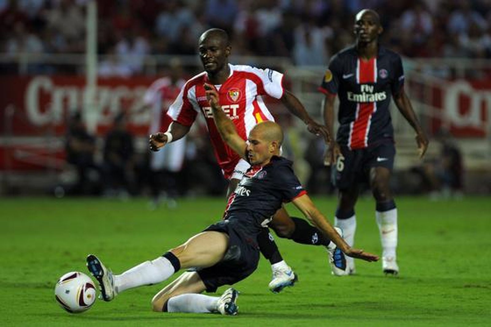 Las imágenes del Sevilla-PSG