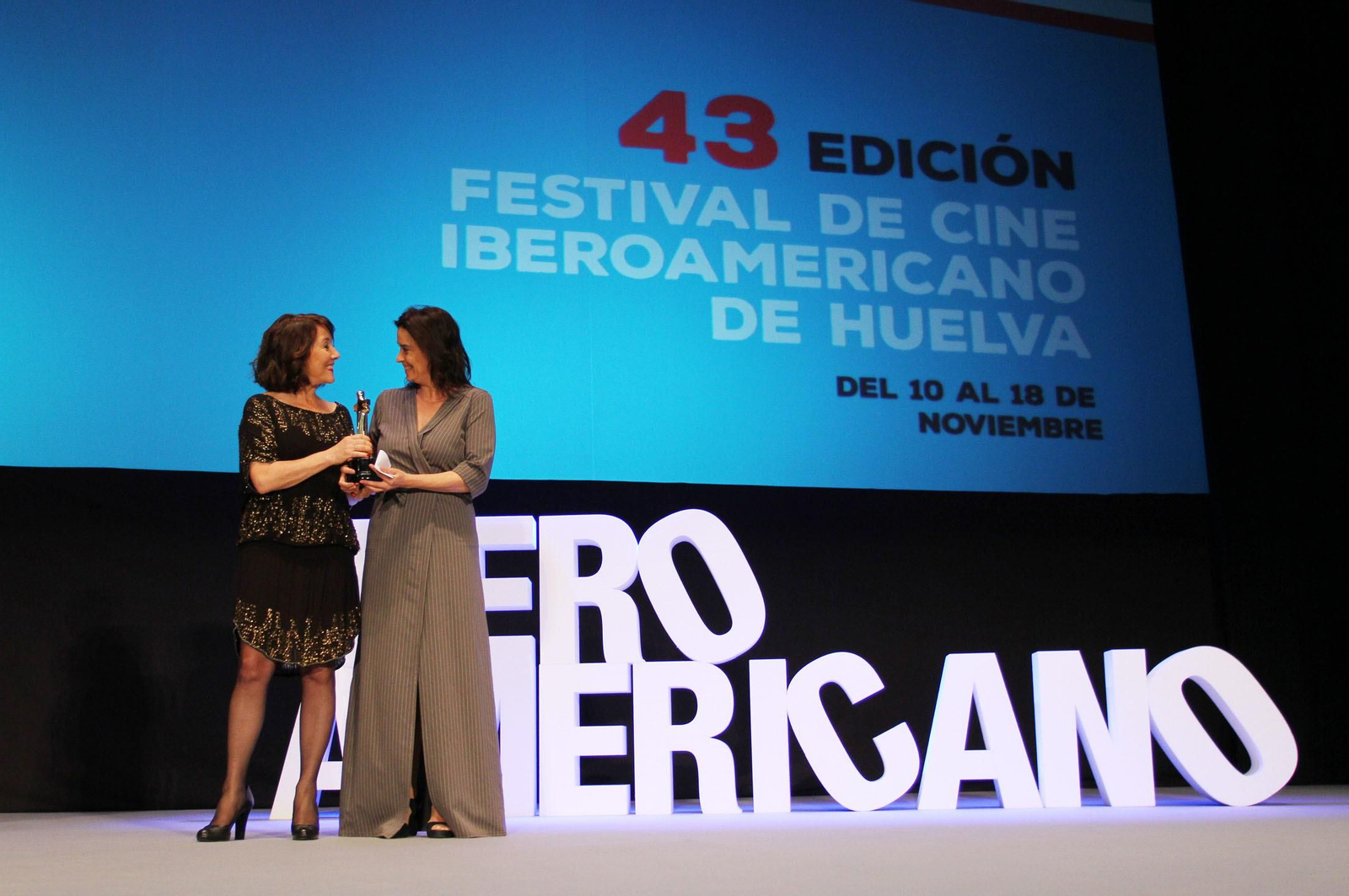 Imágenes de la gala de clausura del Festival de Cine Iberoamericano de Huelva.