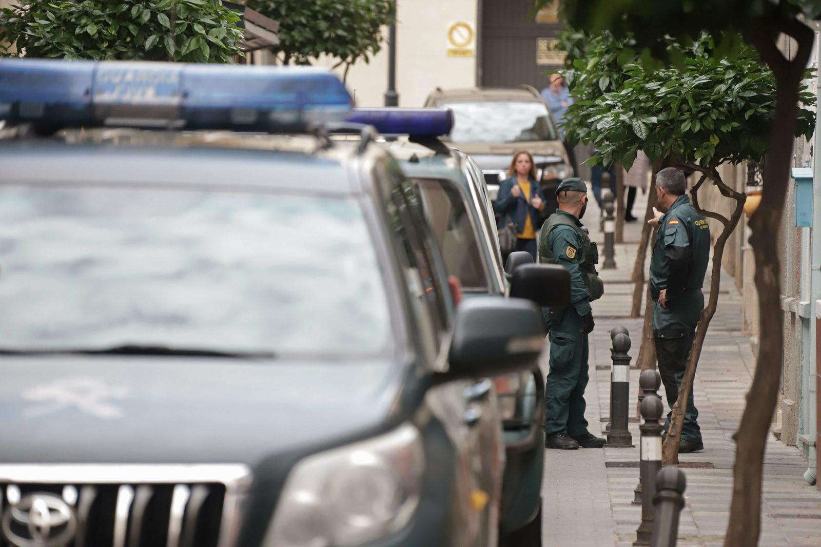 Dos guardias civiles en una operación anterior