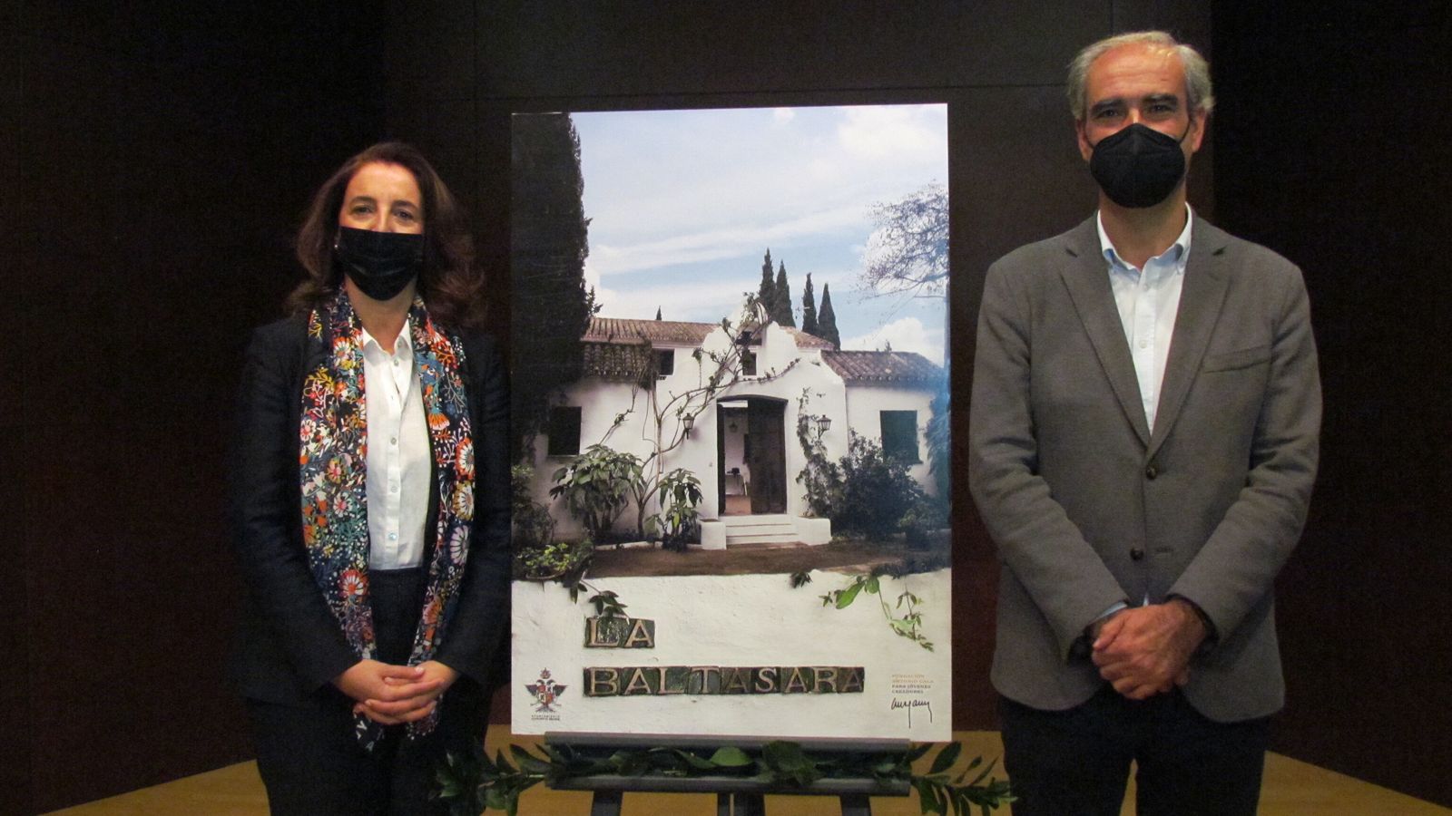 Toñi Ledesma y José María Gala, este miércoles, en la presentación de la adquisición.