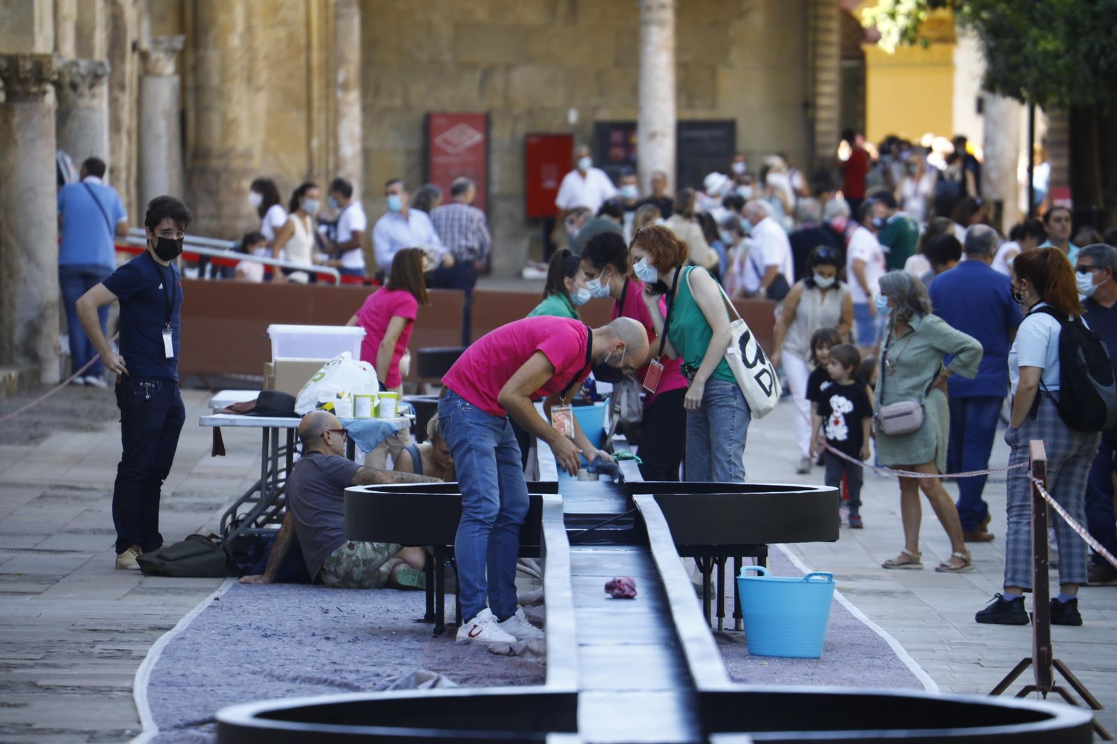 El montaje del Festival Flora, en imágenes