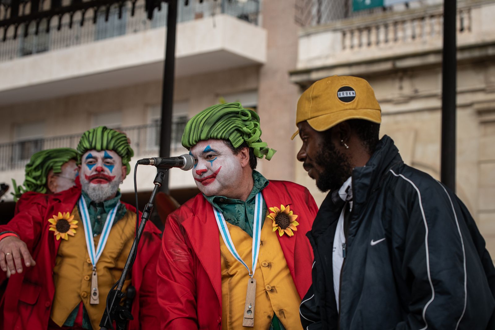 Imágenes de las actuaciones de carnaval en la Plaza de las Monjas