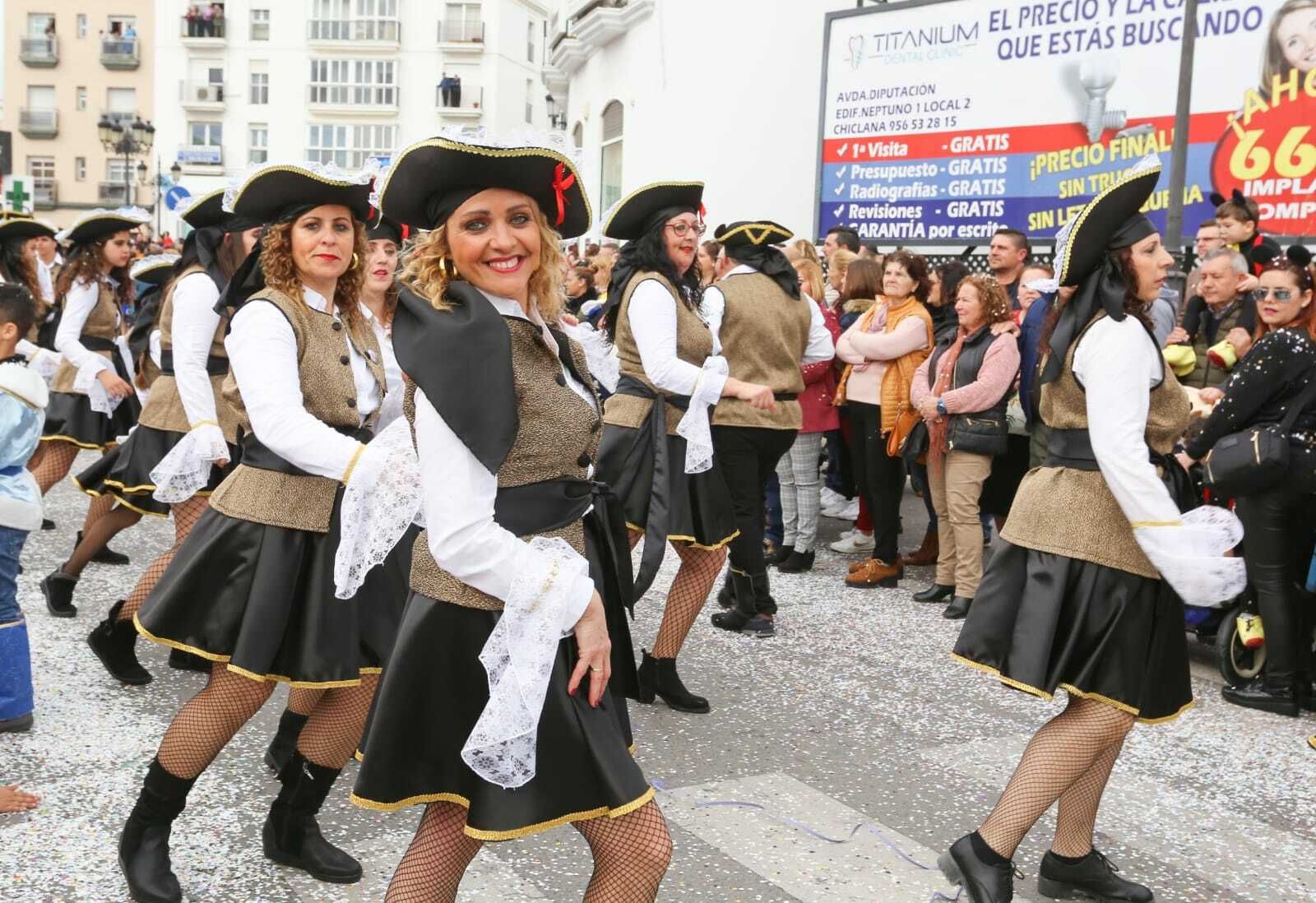 Imágenes de la Cabalgata del Humor en Chiclana