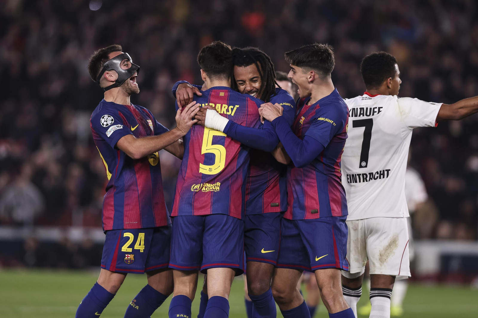 Las fotos del Barcelona-Eintracht Frankfurt