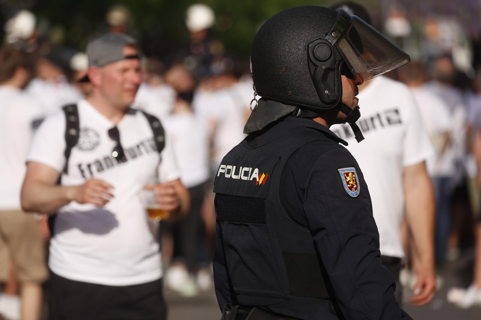 Blindaje policial en los accesos al Sánchez Pizjuan