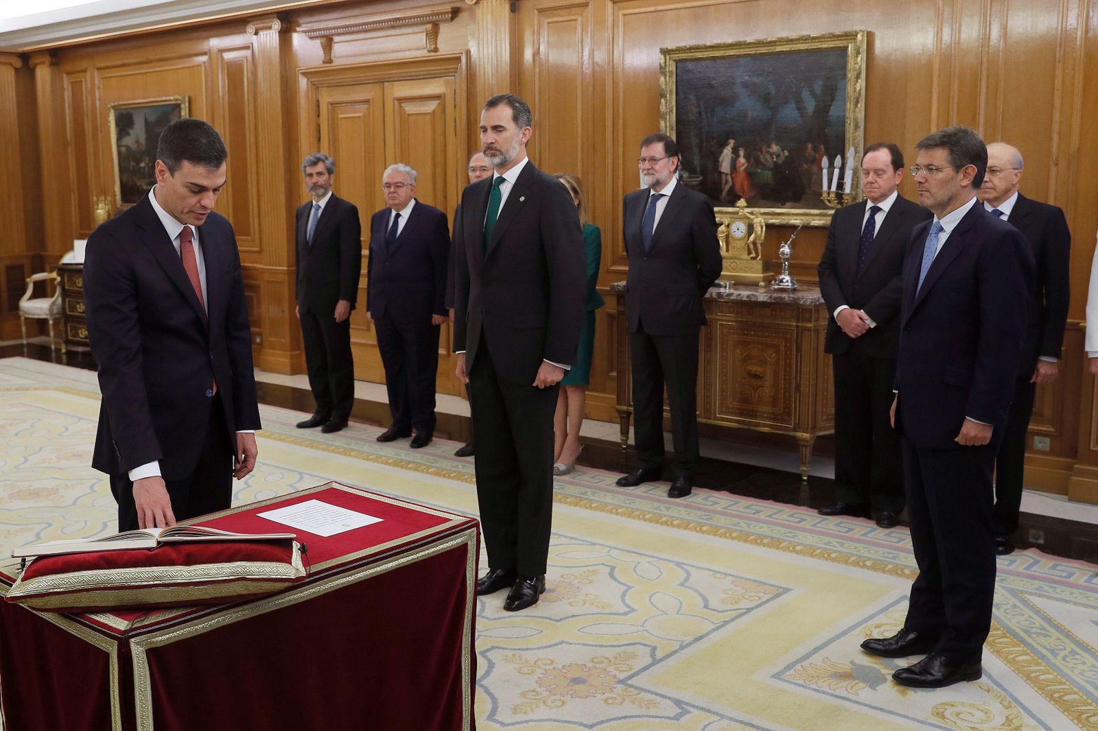 Las imágenes de la toma de posesión de la presidencia del Gobierno de Pedro Sánchez