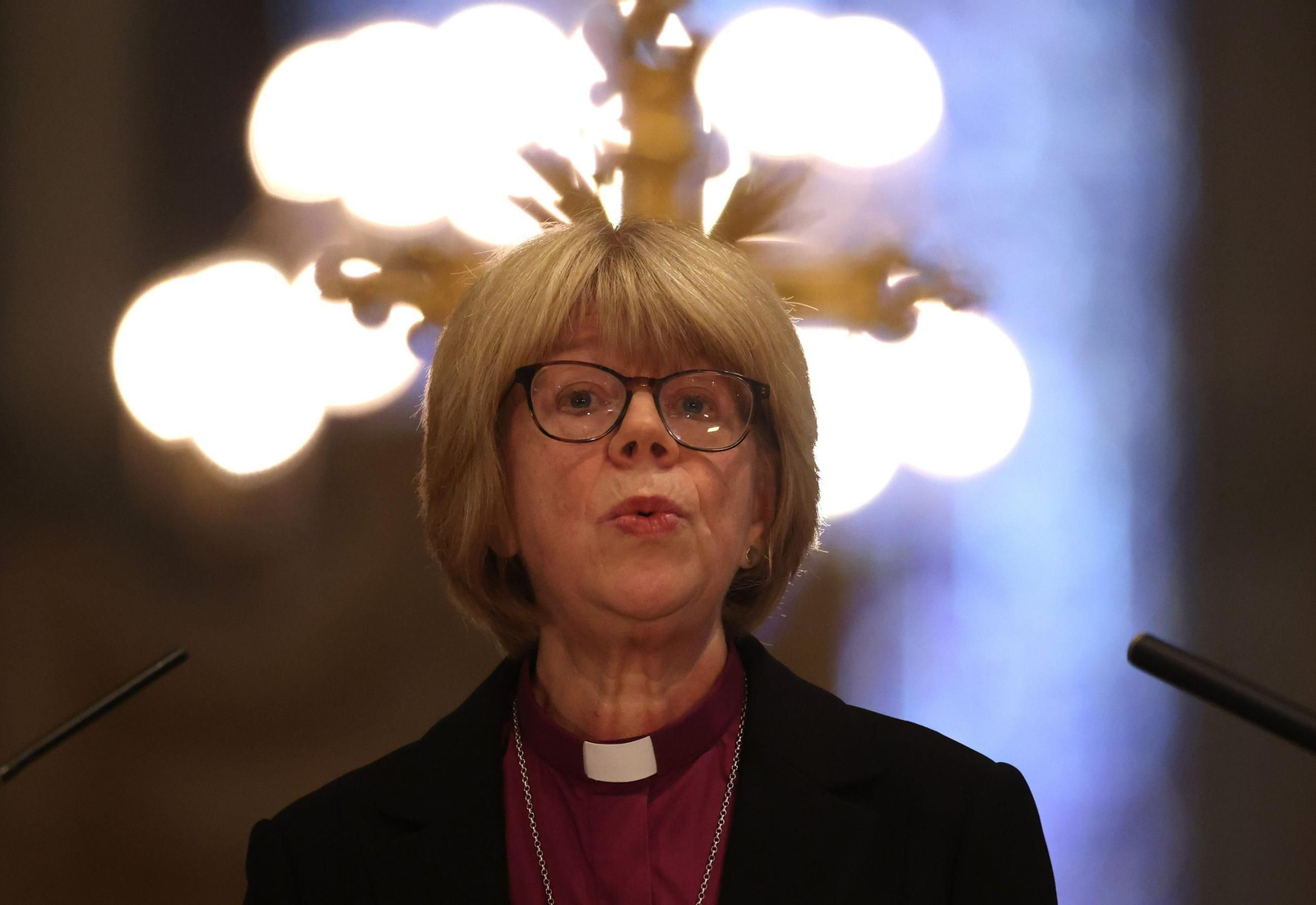 Sarah Mullally, nueva arzobispa de Canterbury.