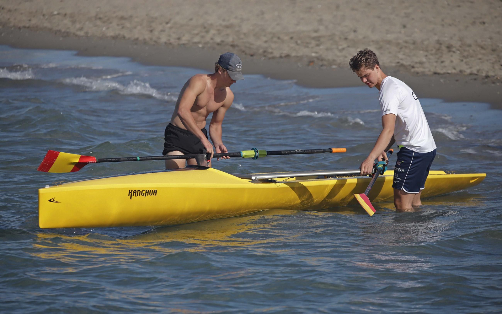 Las fotos de la jornada final de la Copa de la Juventud Europea de remo beach sprint de La Línea