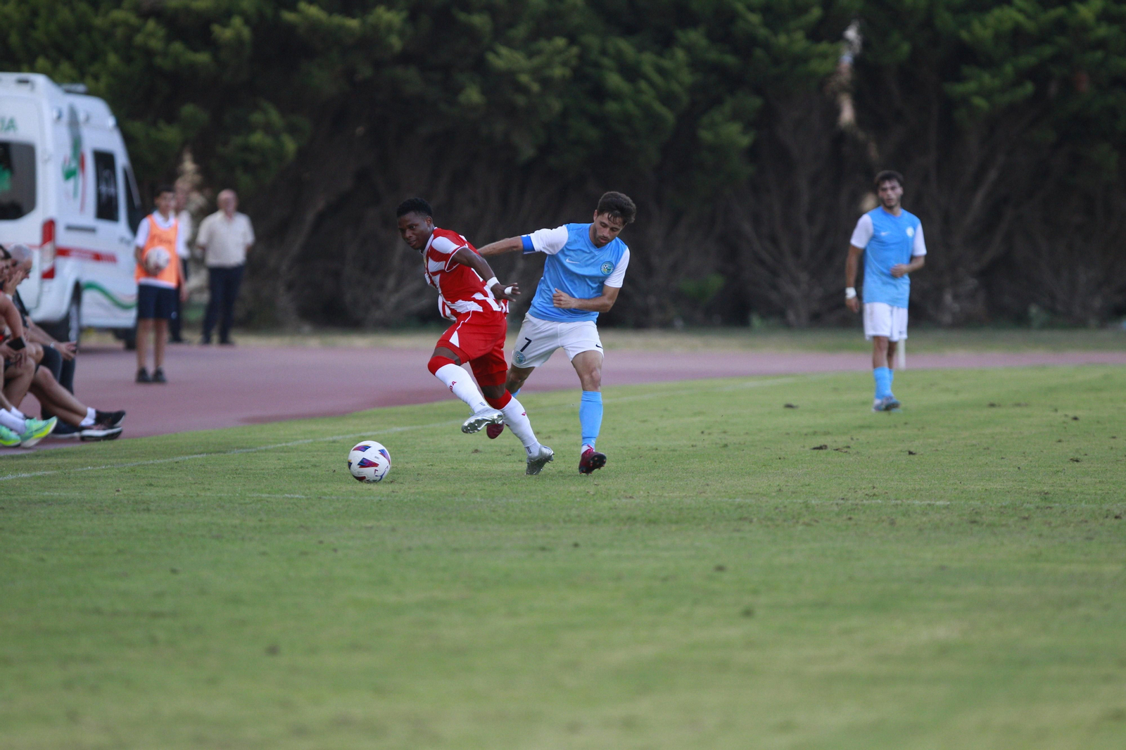 Imágenes del amistoso El Ejido-U.D. Almería