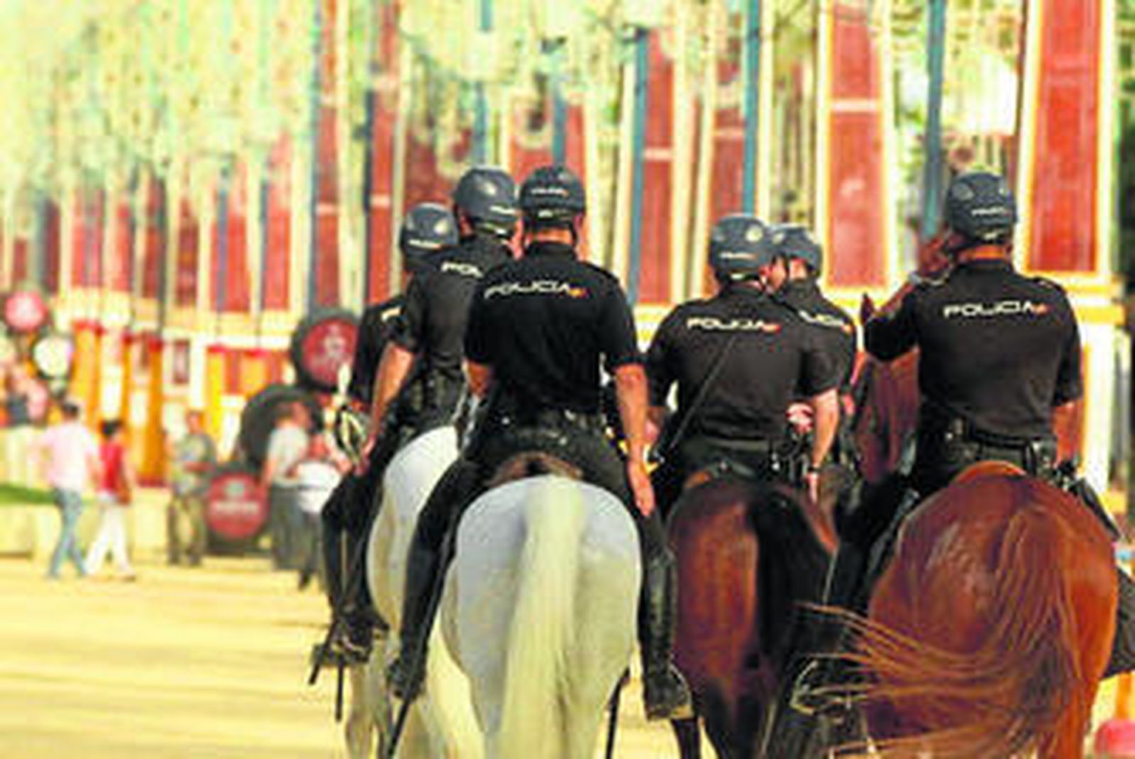 La Policía Nacional ha detenido varios carteristas durante la Feria.