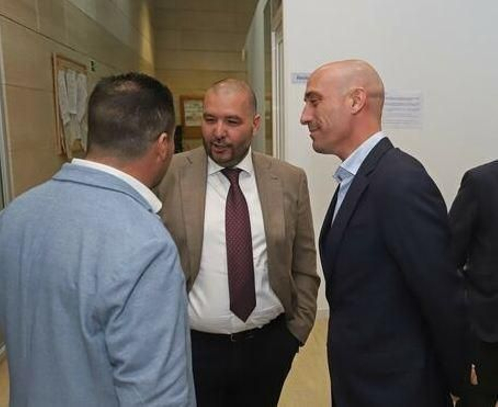 Raffaele Pandalone y Luis Rubiales, en una imagen de archivo