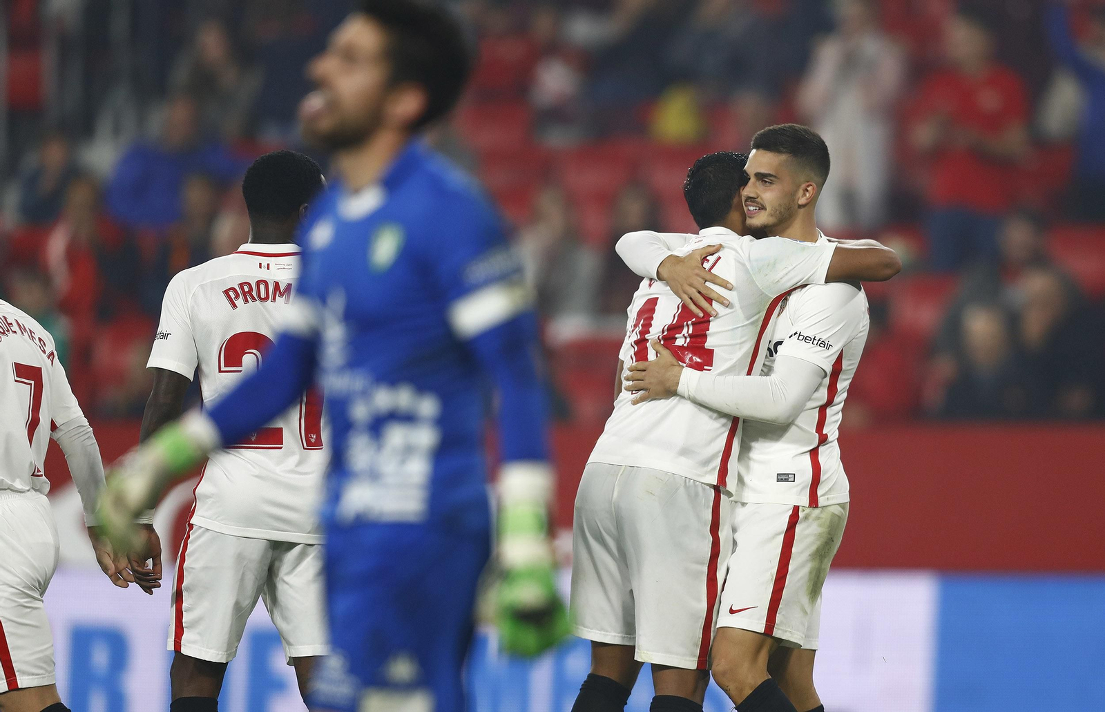 El Sevilla FC-Villanovense, en imágenes