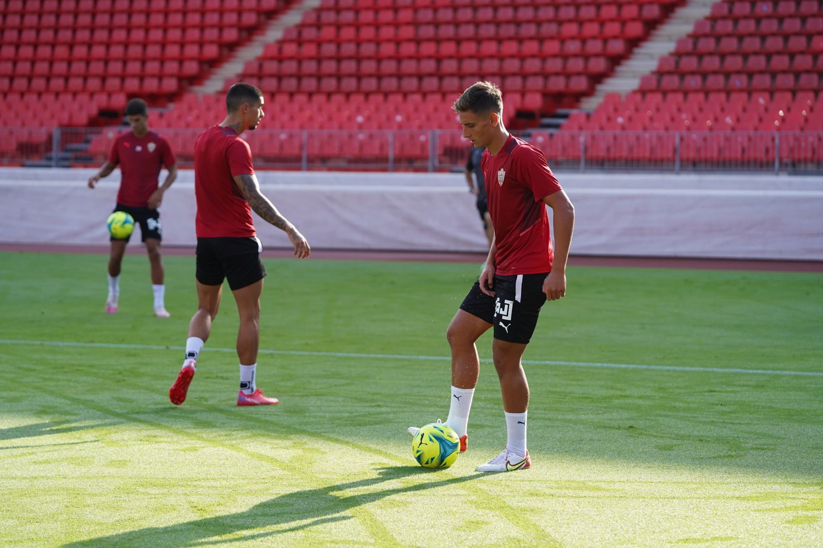 Fotogalería del entrenamiento de la UDA, jueves 2 de septiembre
