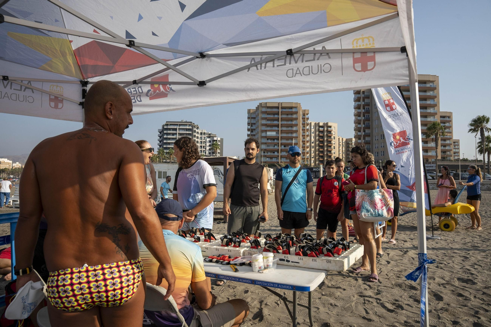 Travesía a nado Carlos Tejada de Almería