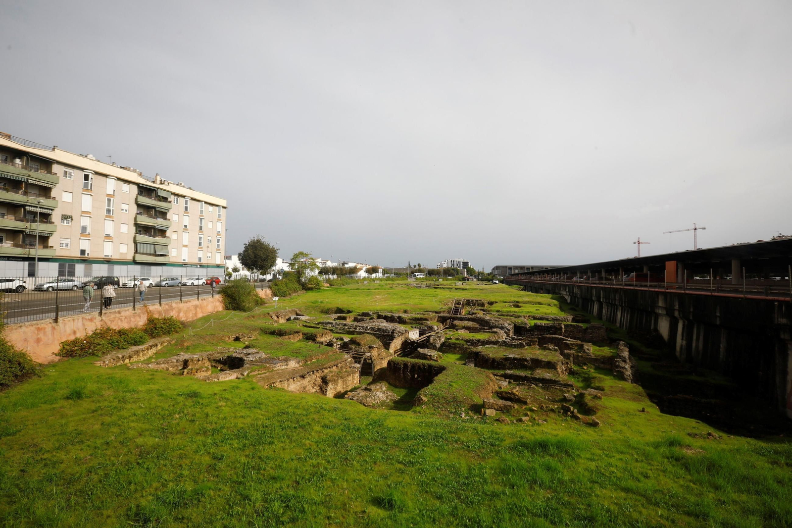 Las imágenes del estado del yacimiento de Cercadilla