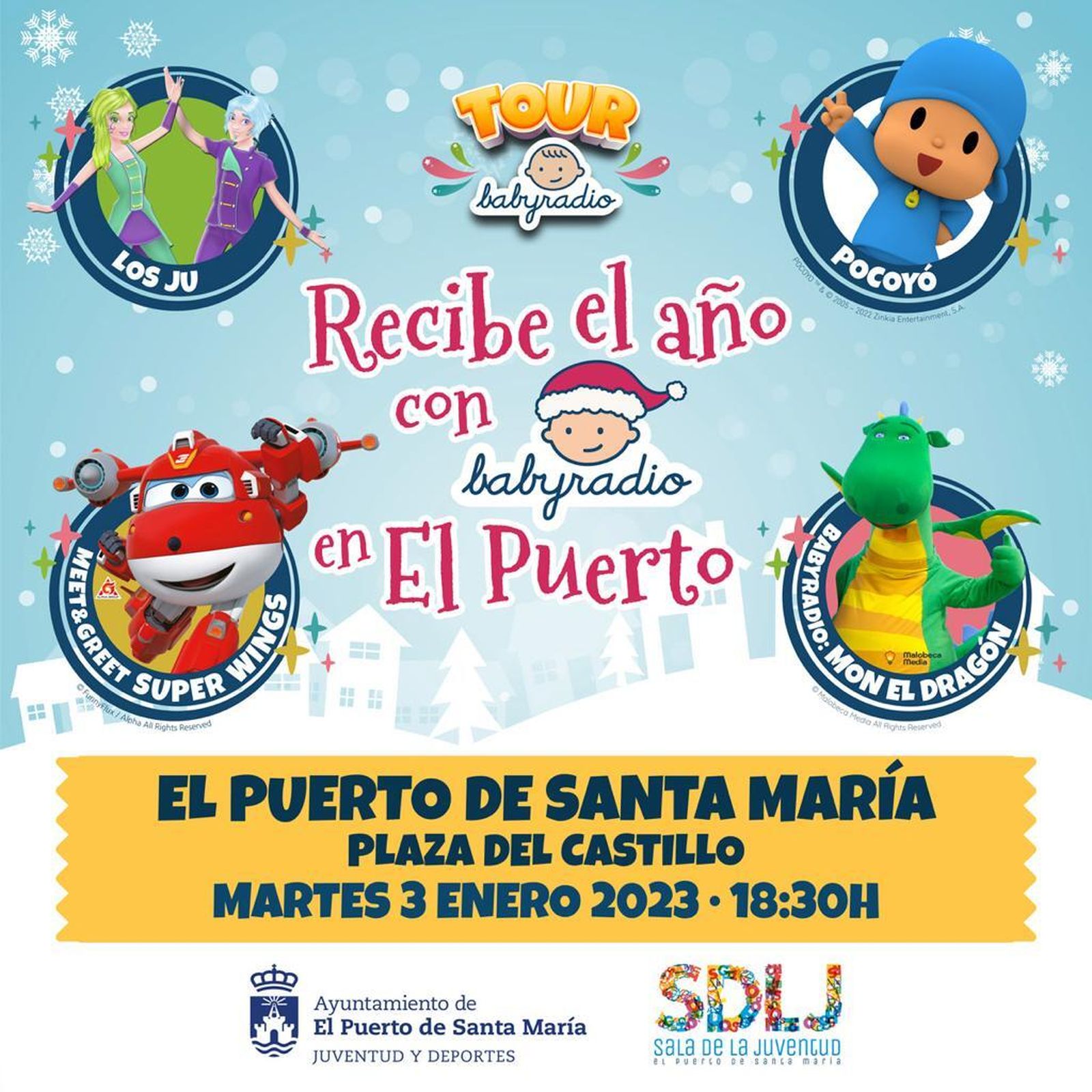 El cartel anunciador de la fiesta.