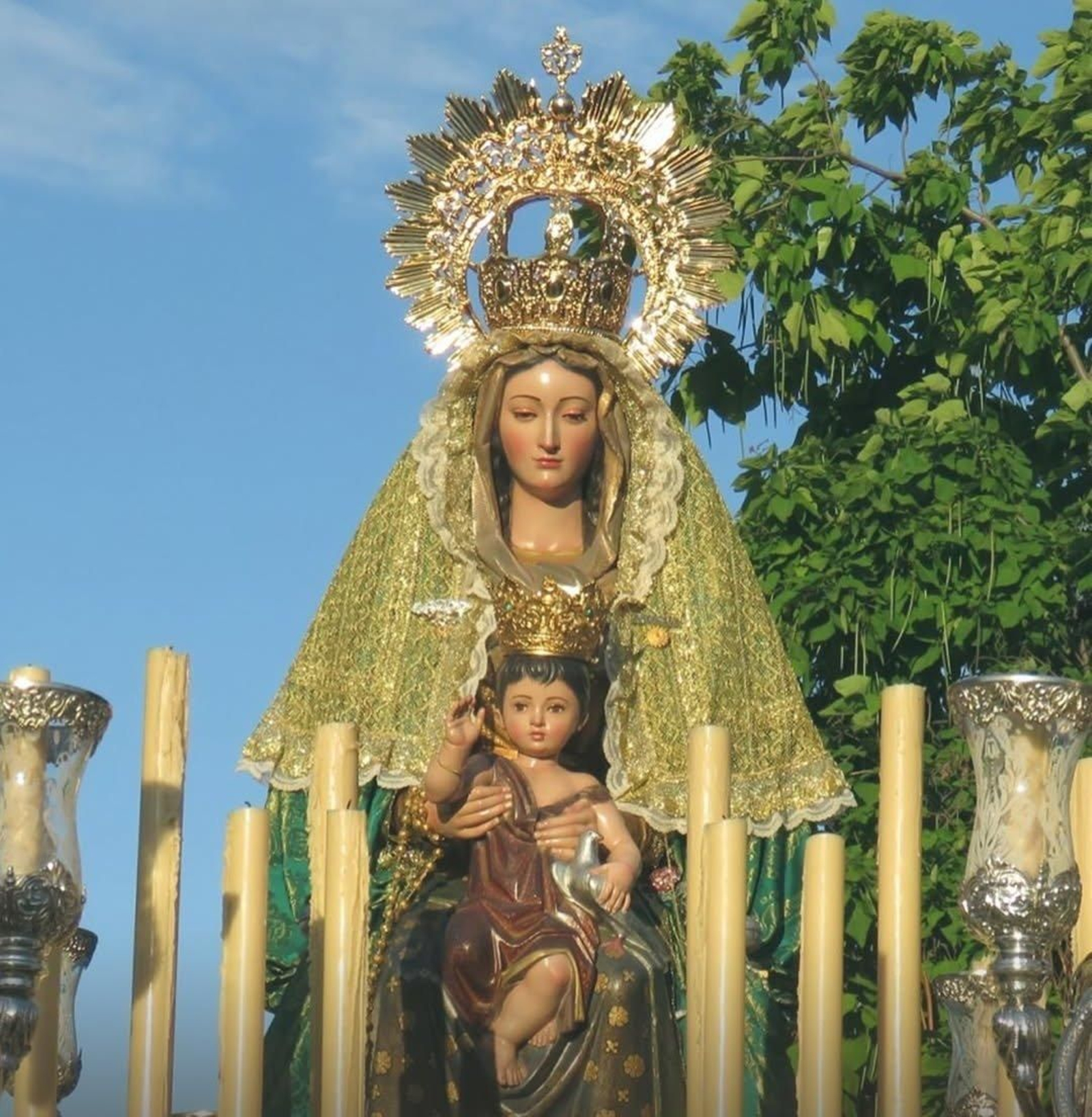 La Candelaria Madre de Dios iba acompañada por esta formación desde 2010