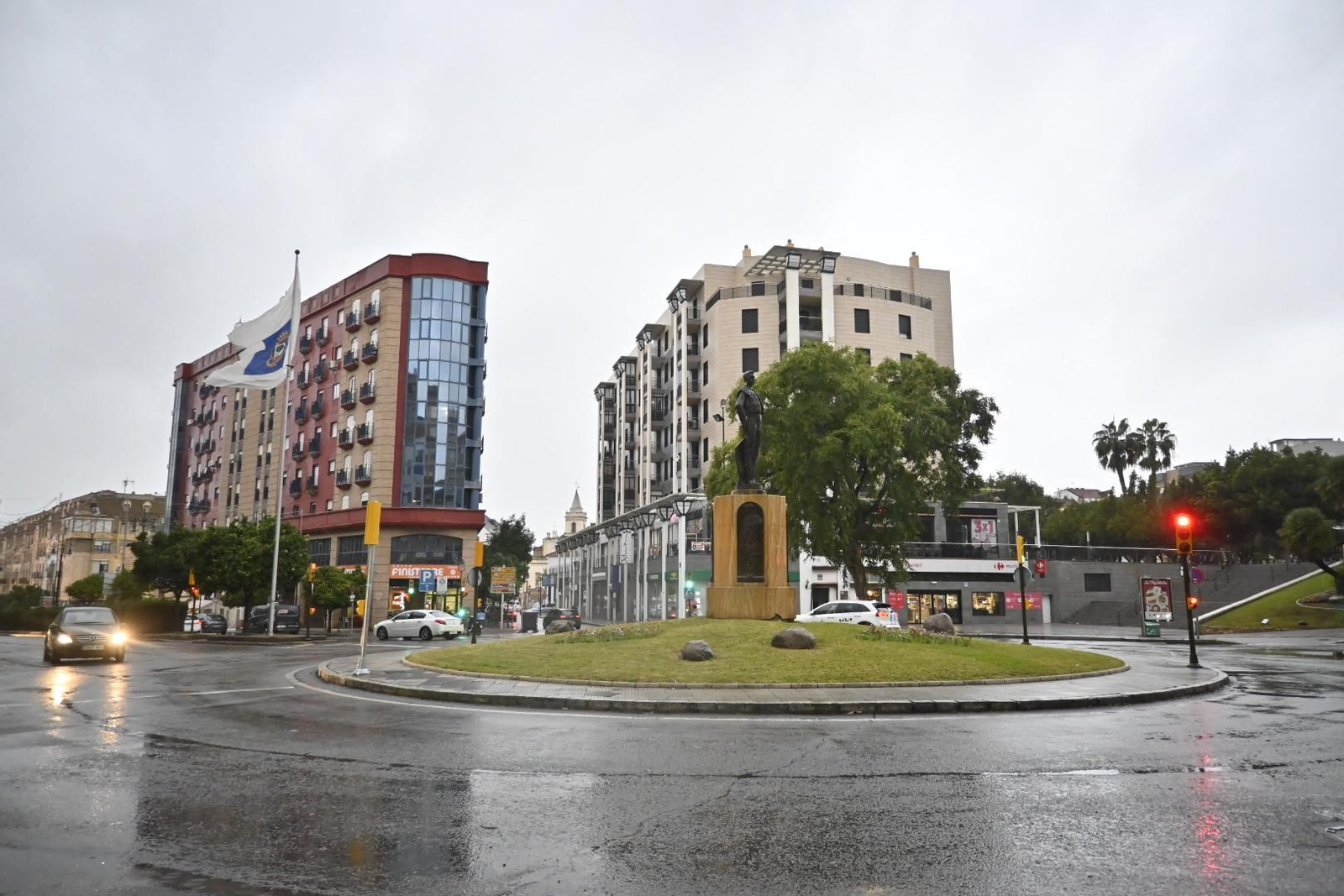 Imágenes del temporal a su paso por Huelva